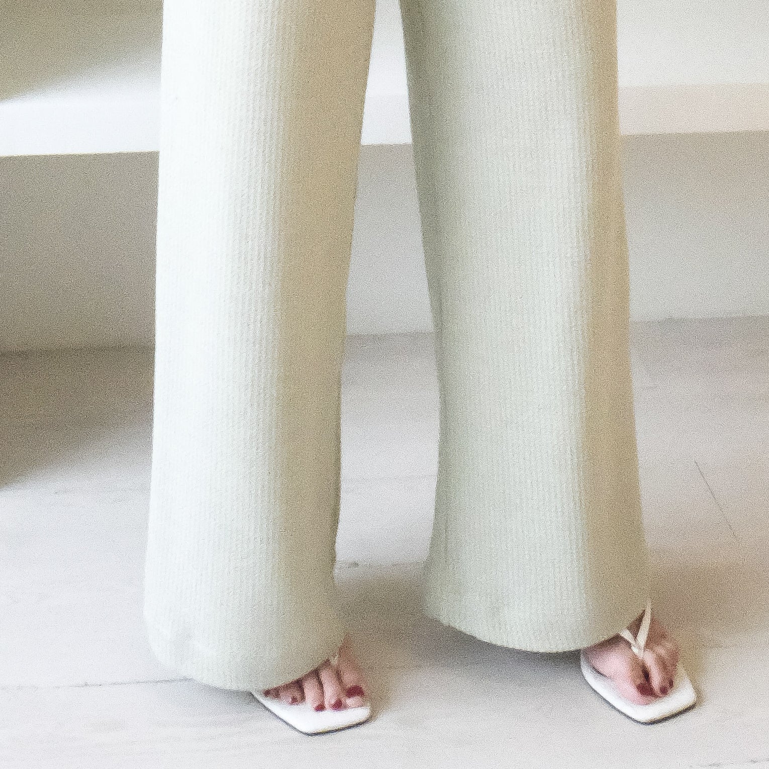 Lolliestory Noir Knit Loose Pants