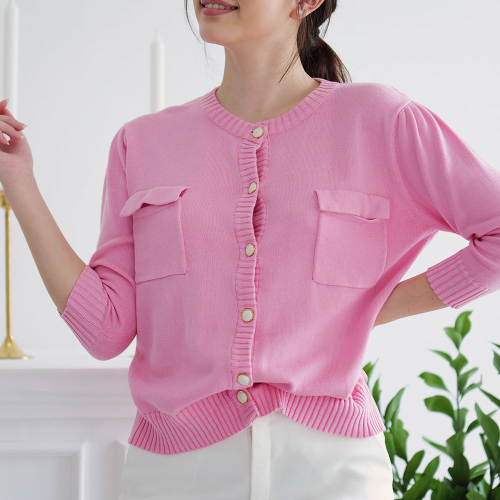 Lolliestory Pearce Long-sleeve Knit Cardi - Lolliestory