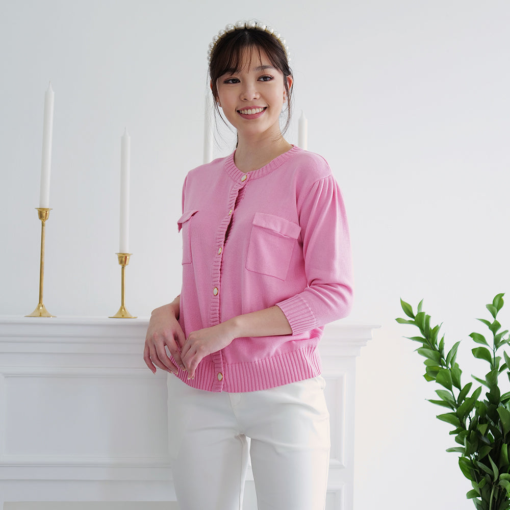 Lolliestory Pearce Long-sleeve Knit Cardi - Lolliestory