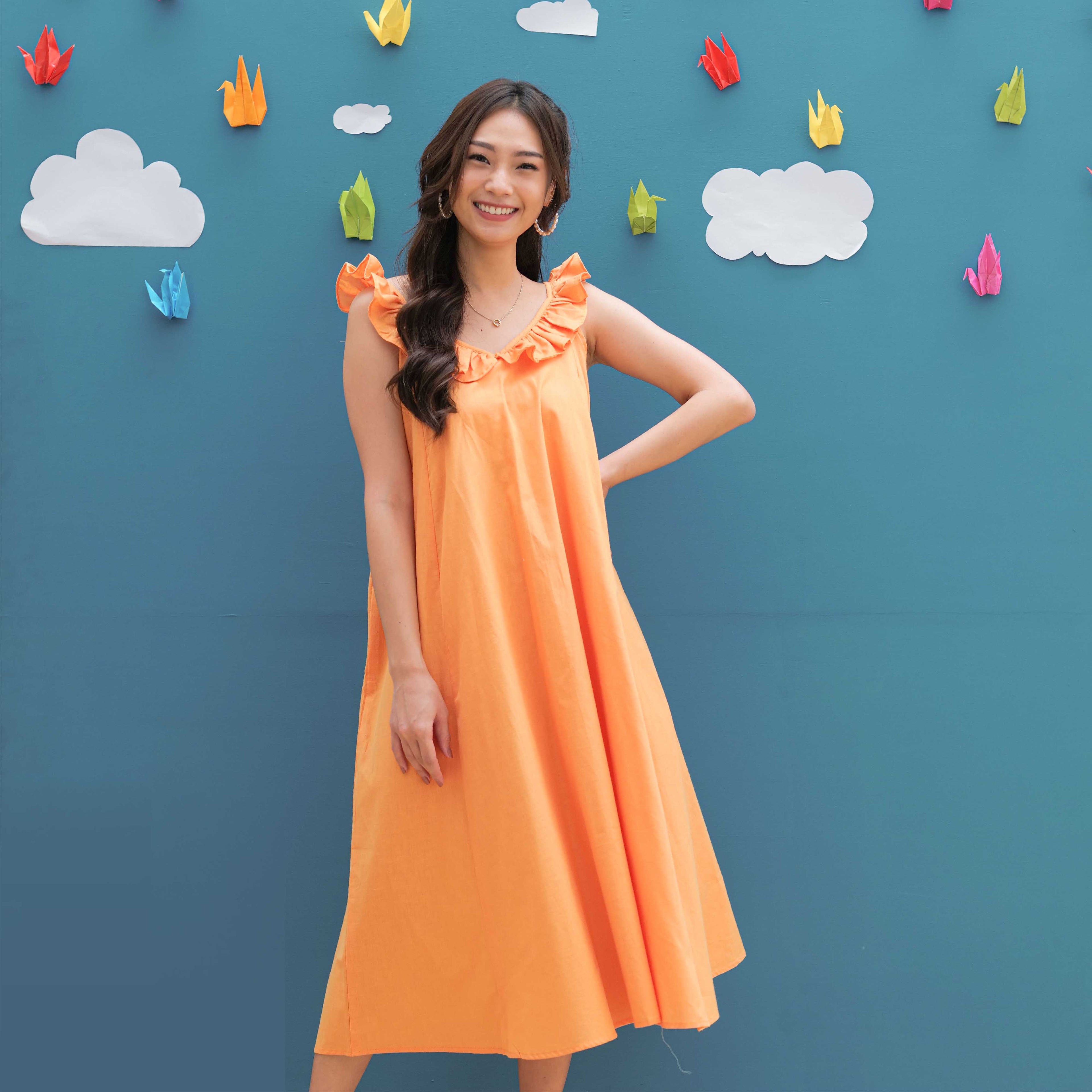 Lolliestory Russell Cotton Midi Dress