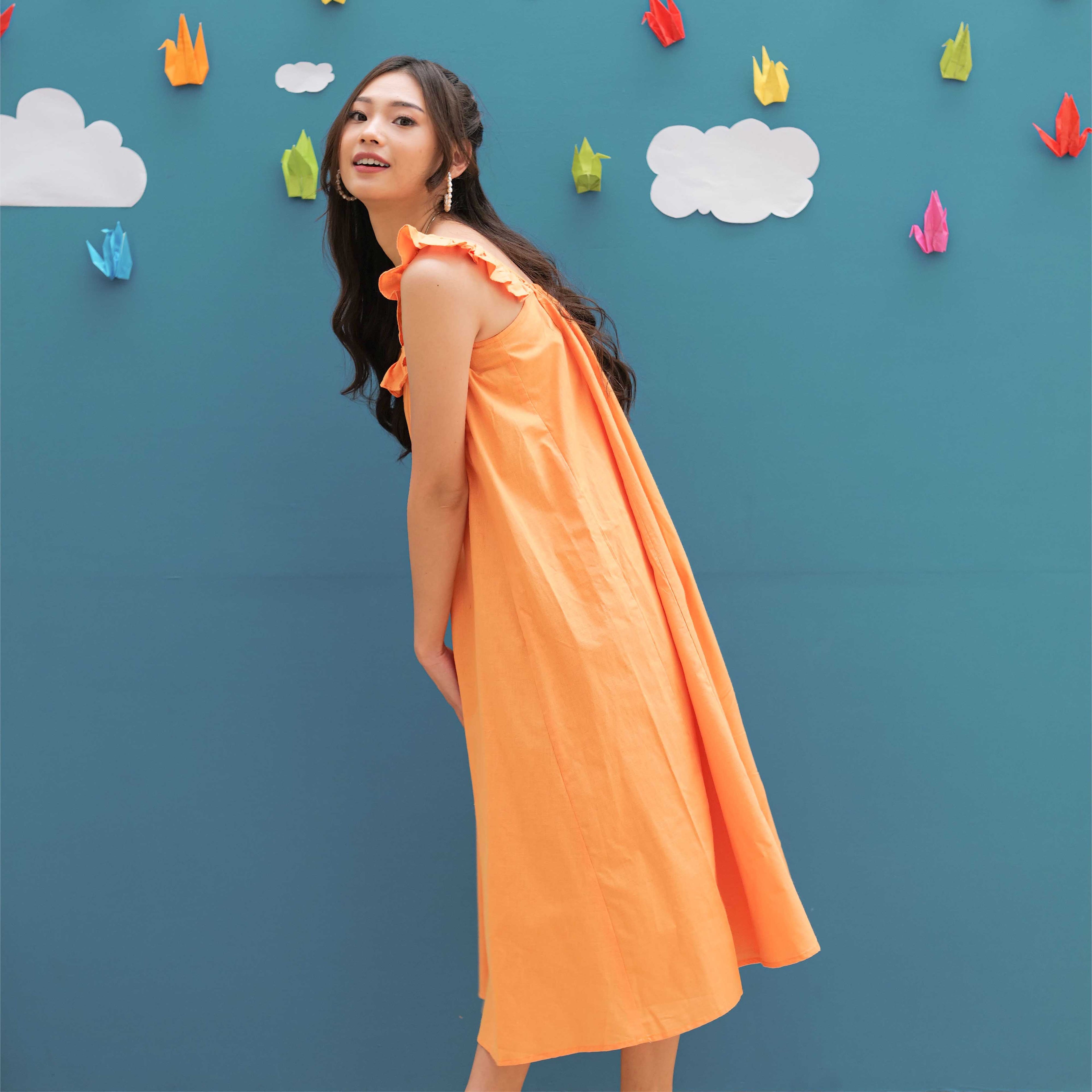 Lolliestory Russell Cotton Midi Dress