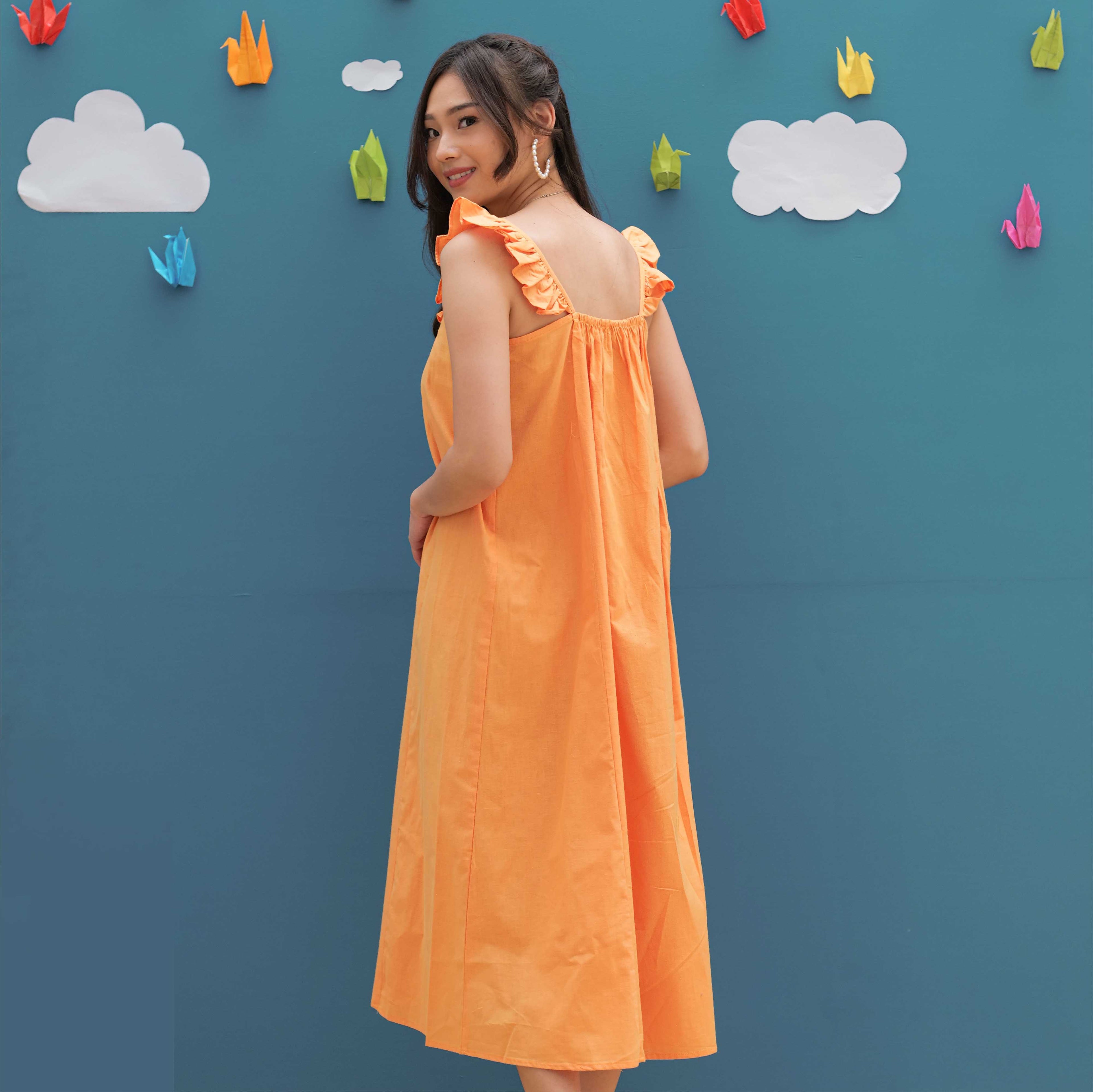 Lolliestory Russell Cotton Midi Dress