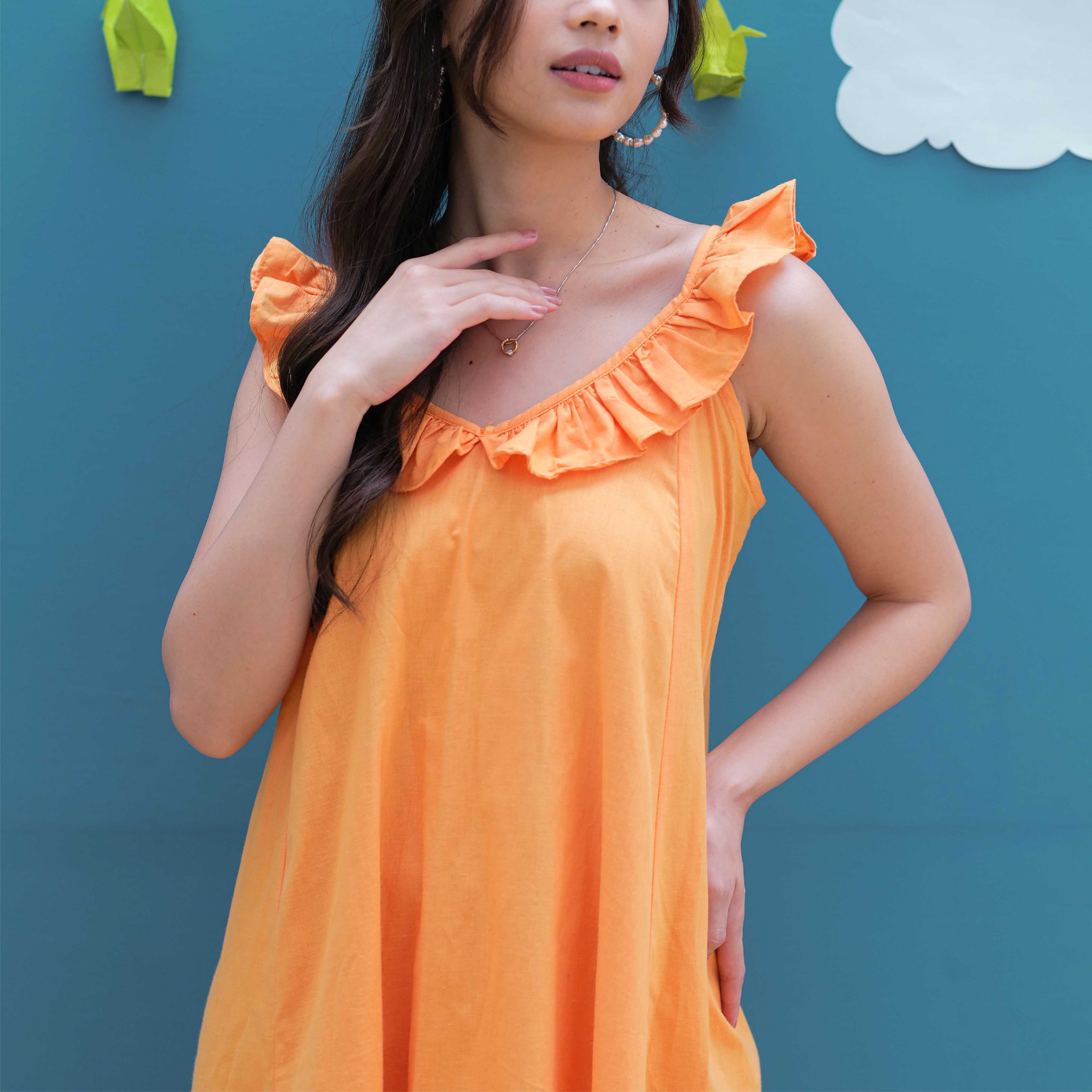 Lolliestory Russell Cotton Midi Dress
