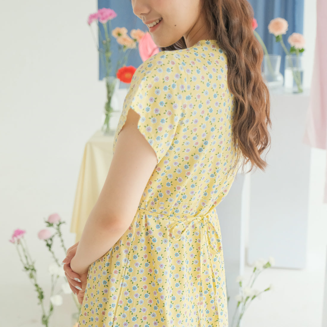 Lolliestory Esther Kimono Midi Dress