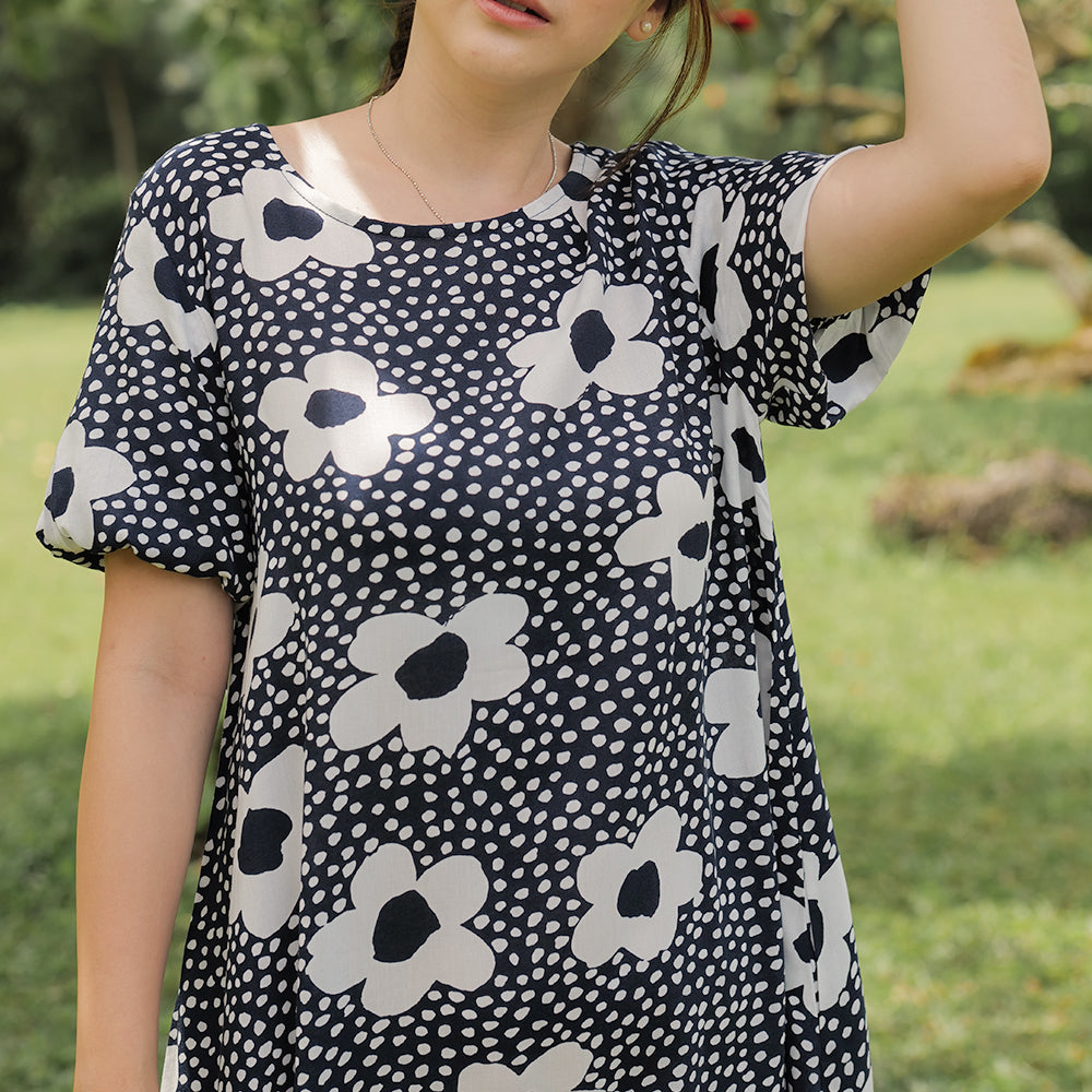 Shierin Loose Pattern Dress - Lolliestory