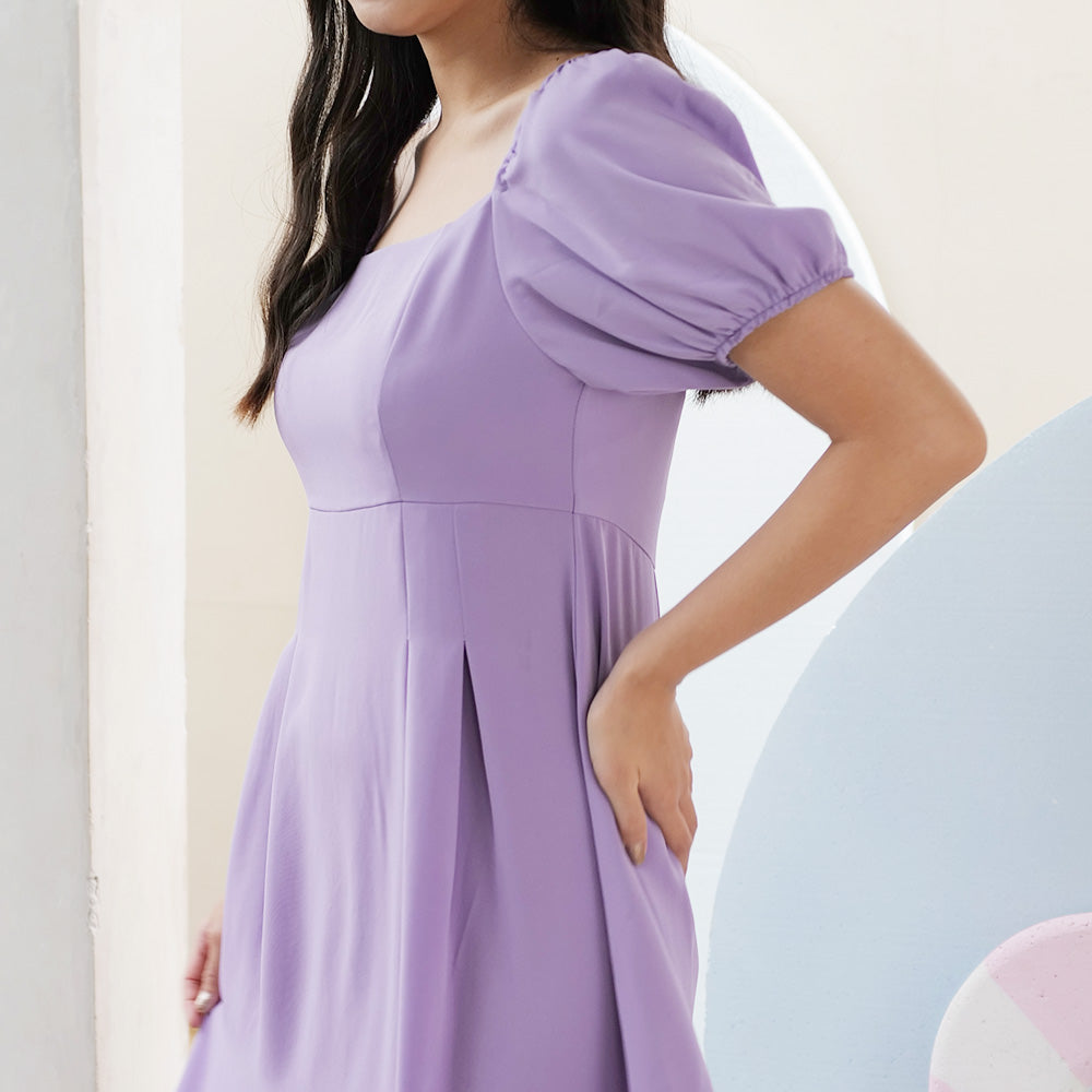 Lolliestory Shiro Simple Midi Dress - Lolliestory