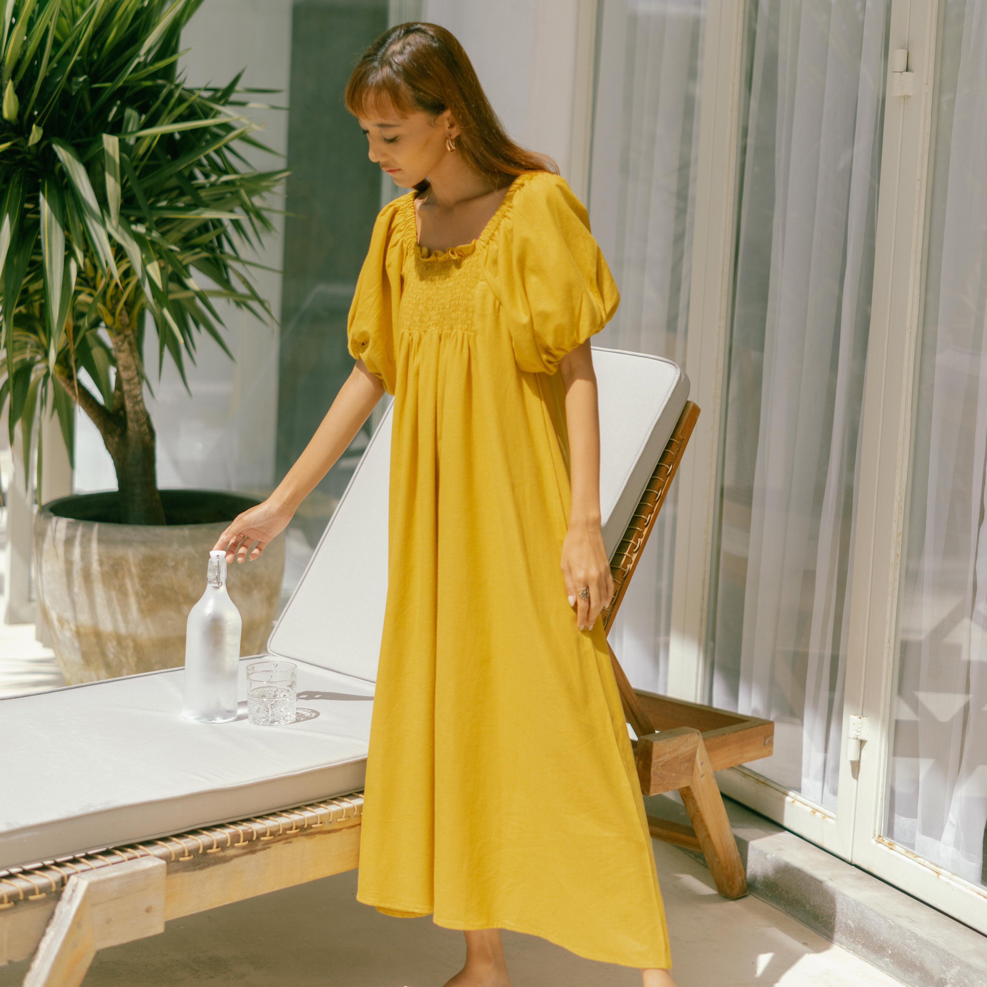 Carissa Cotton Long Dress - Lolliestory