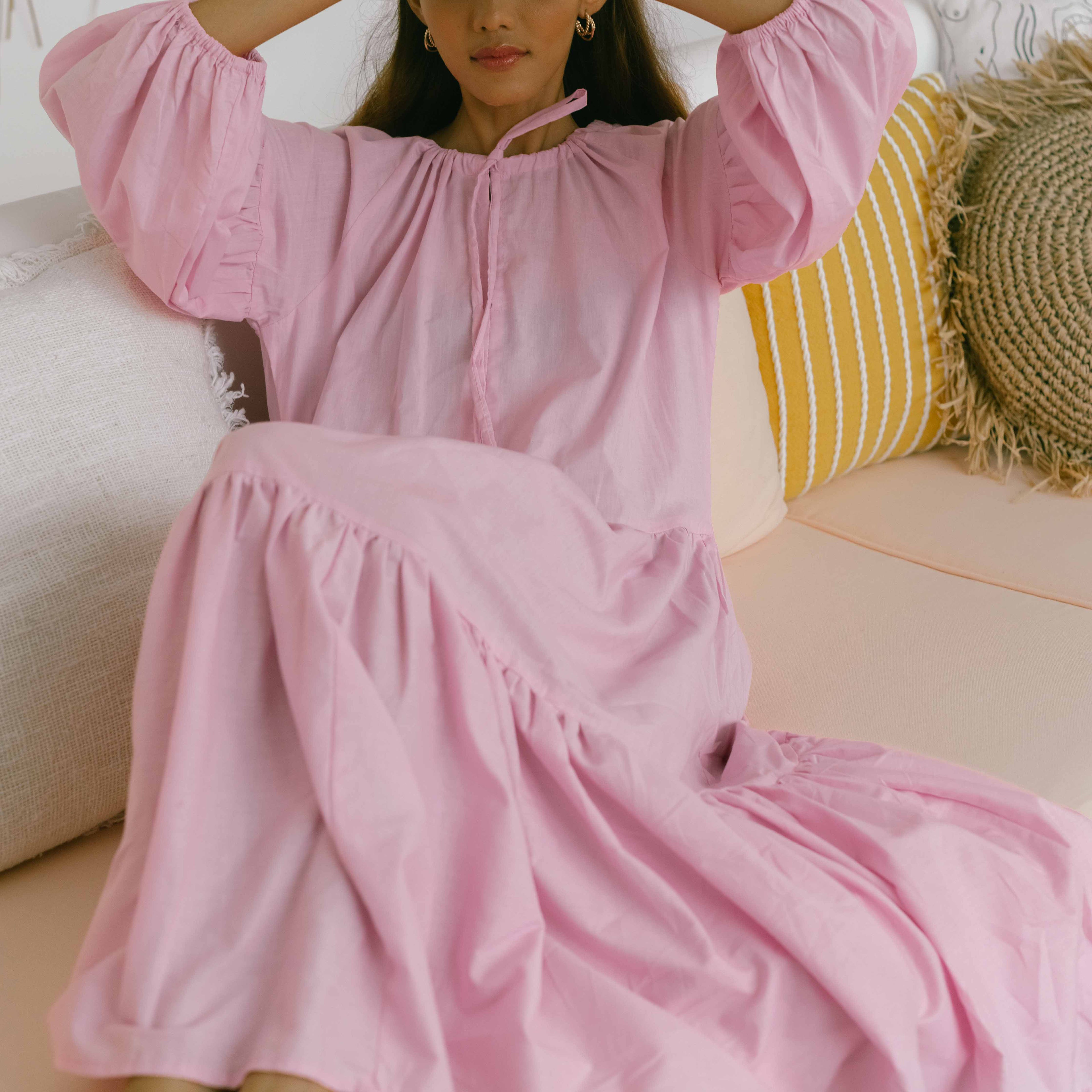 Lolliestory Kyson Long-sleeves Midi Dress - Lolliestory