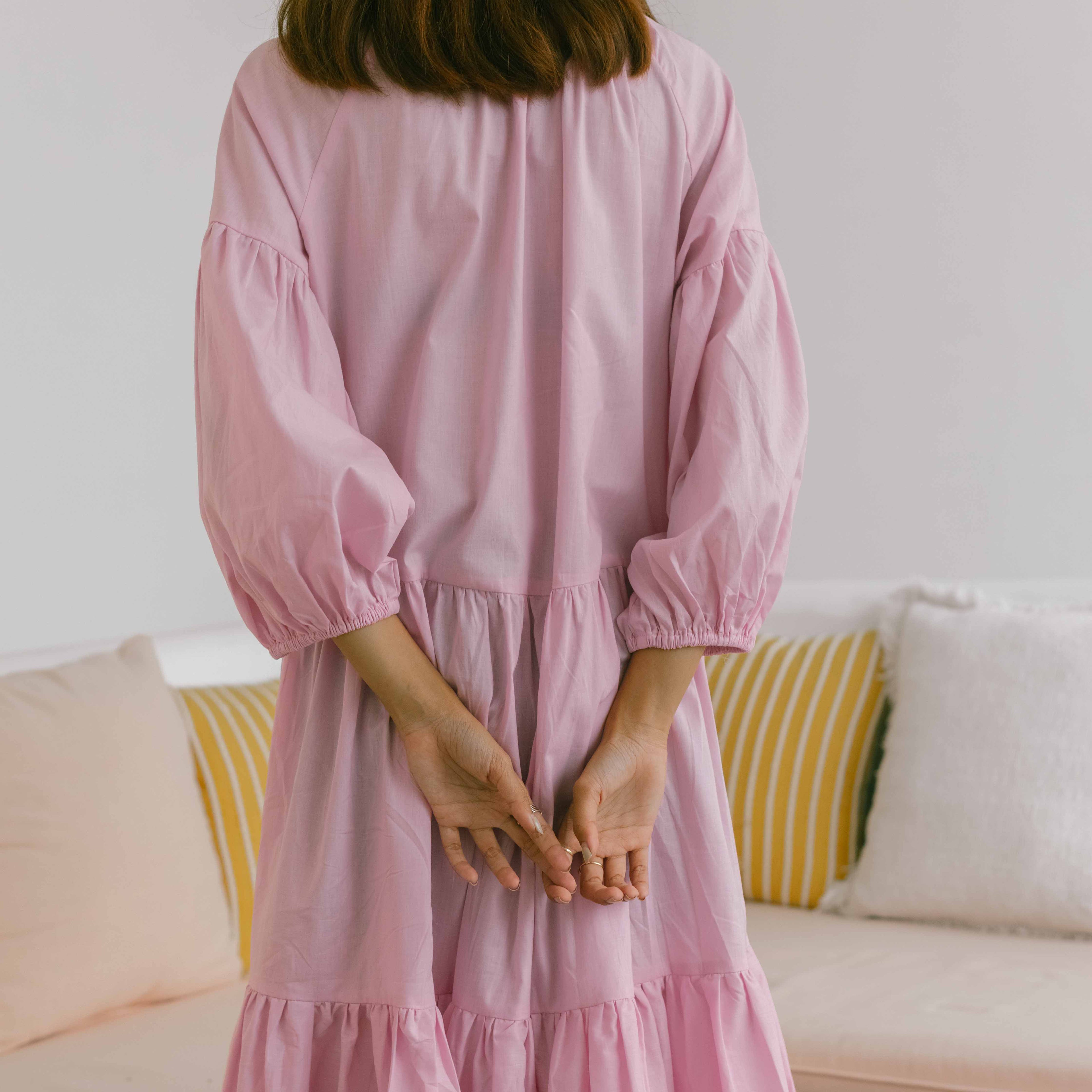 Lolliestory Kyson Long-sleeves Midi Dress - Lolliestory