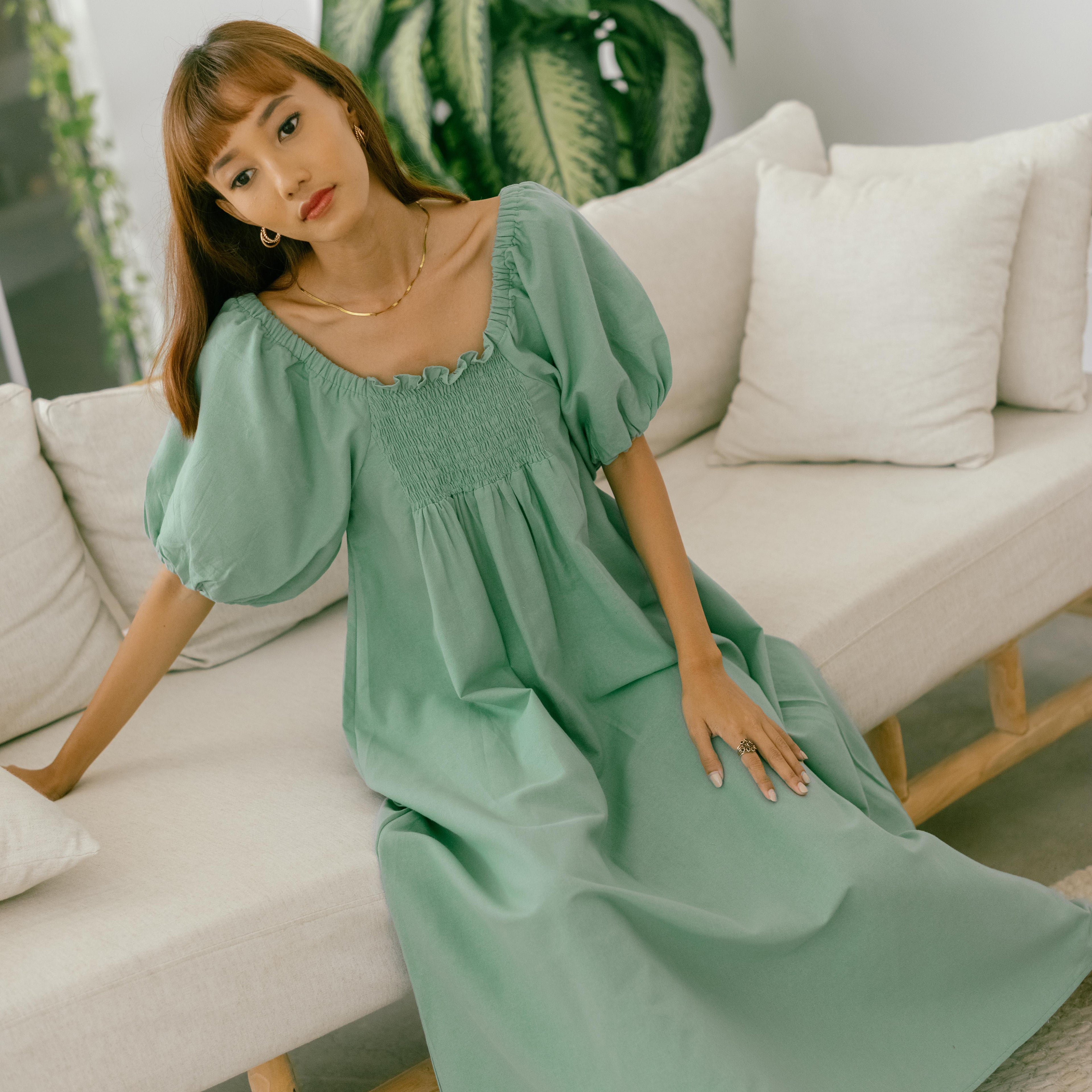 Carissa Cotton Long Dress - Lolliestory