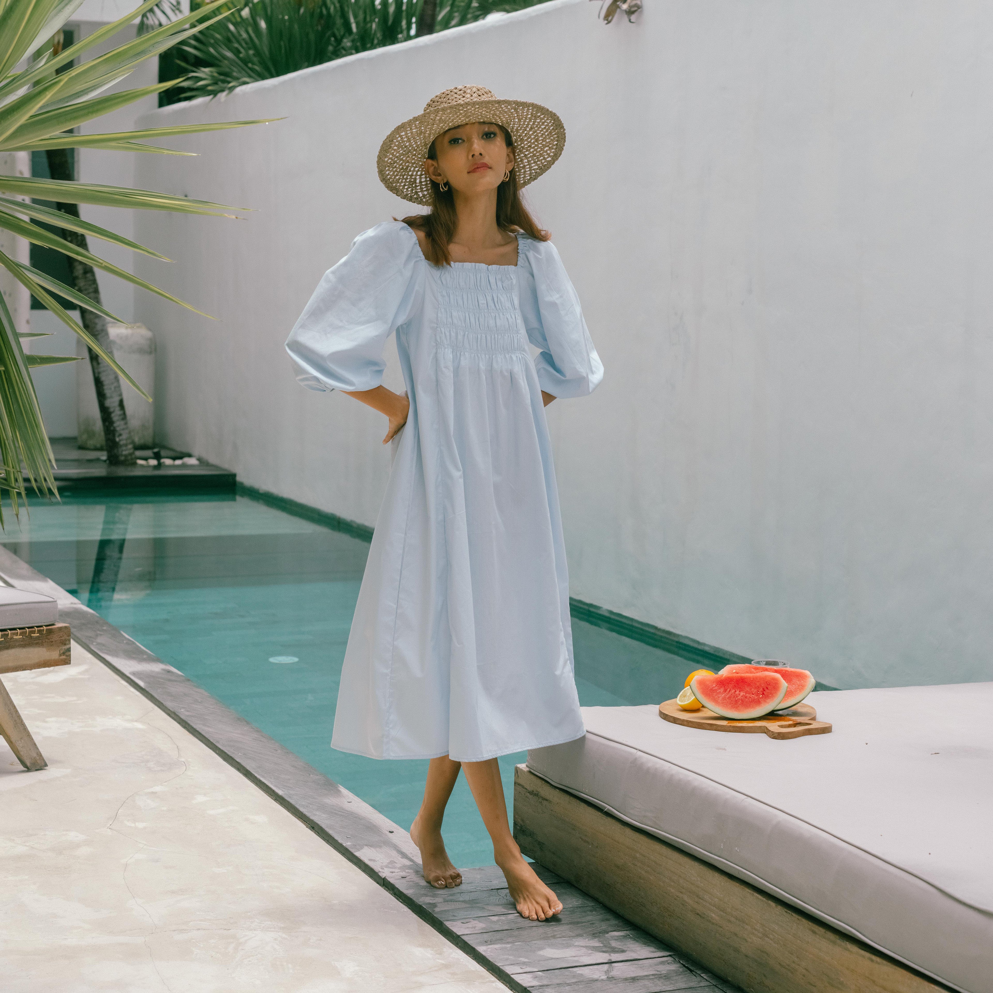 Lolliestory Kinsley Cotton Midi Dress - Lolliestory