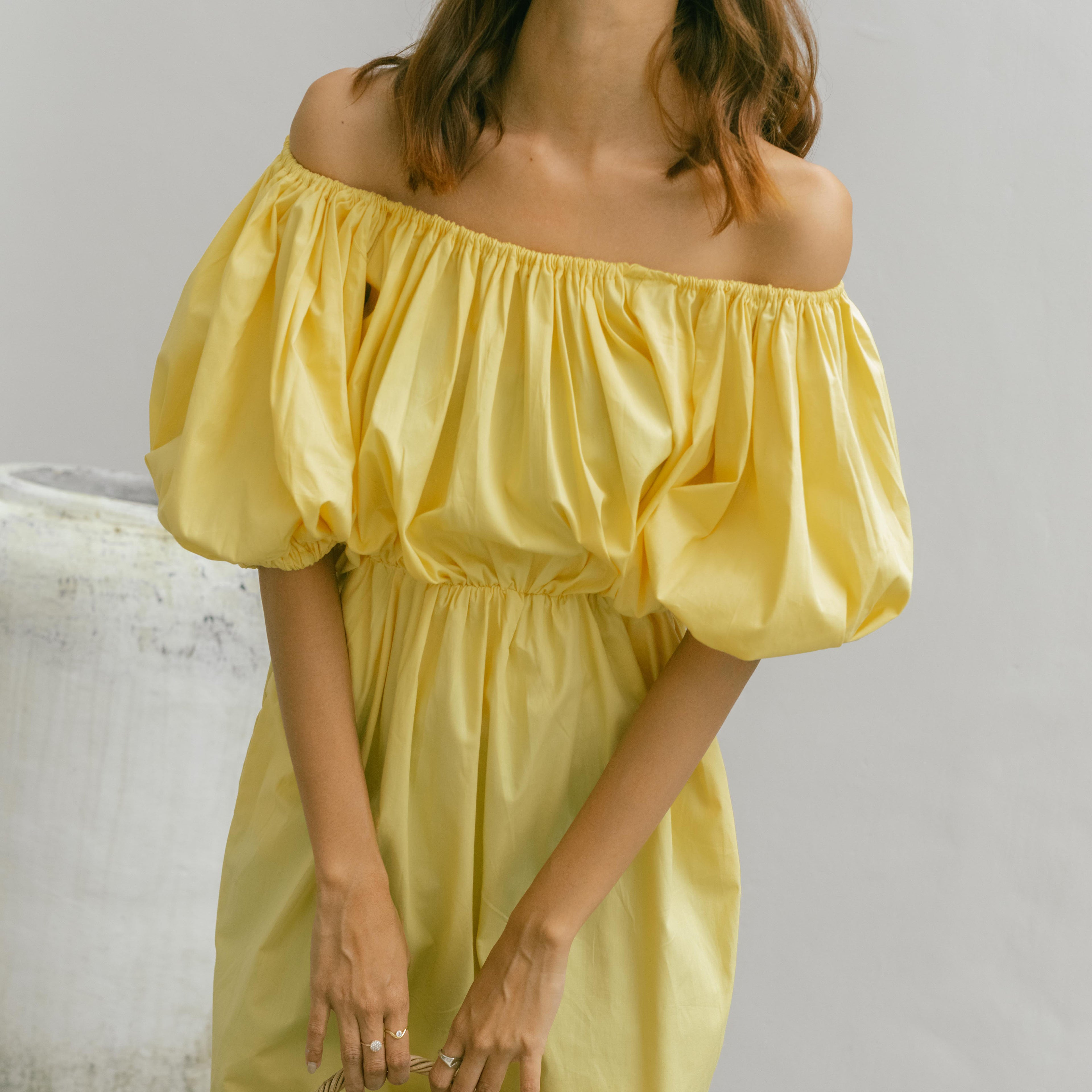 Lolliestory Patrina Cotton Midi Dress - Lolliestory
