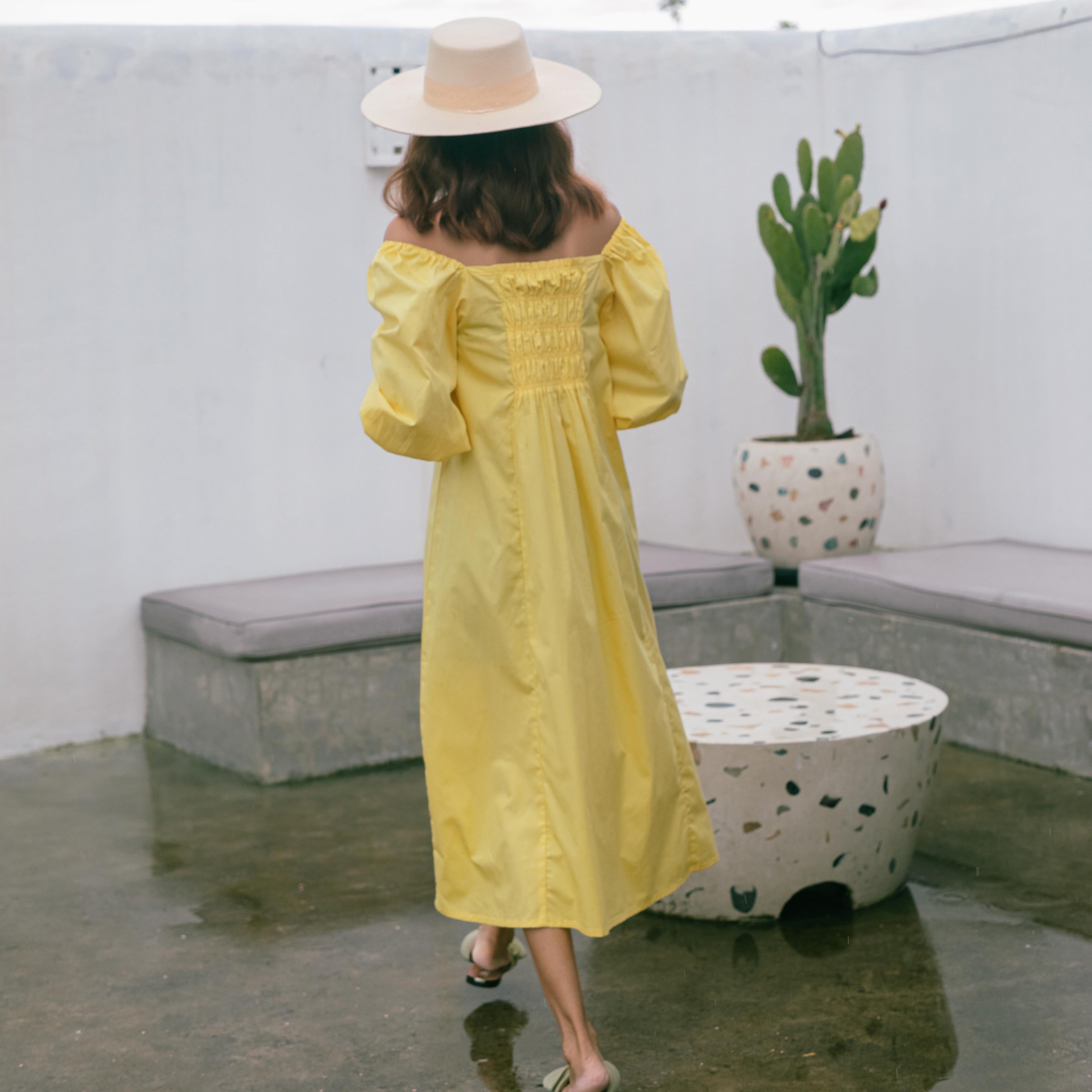 Lolliestory Kinsley Cotton Midi Dress - Lolliestory