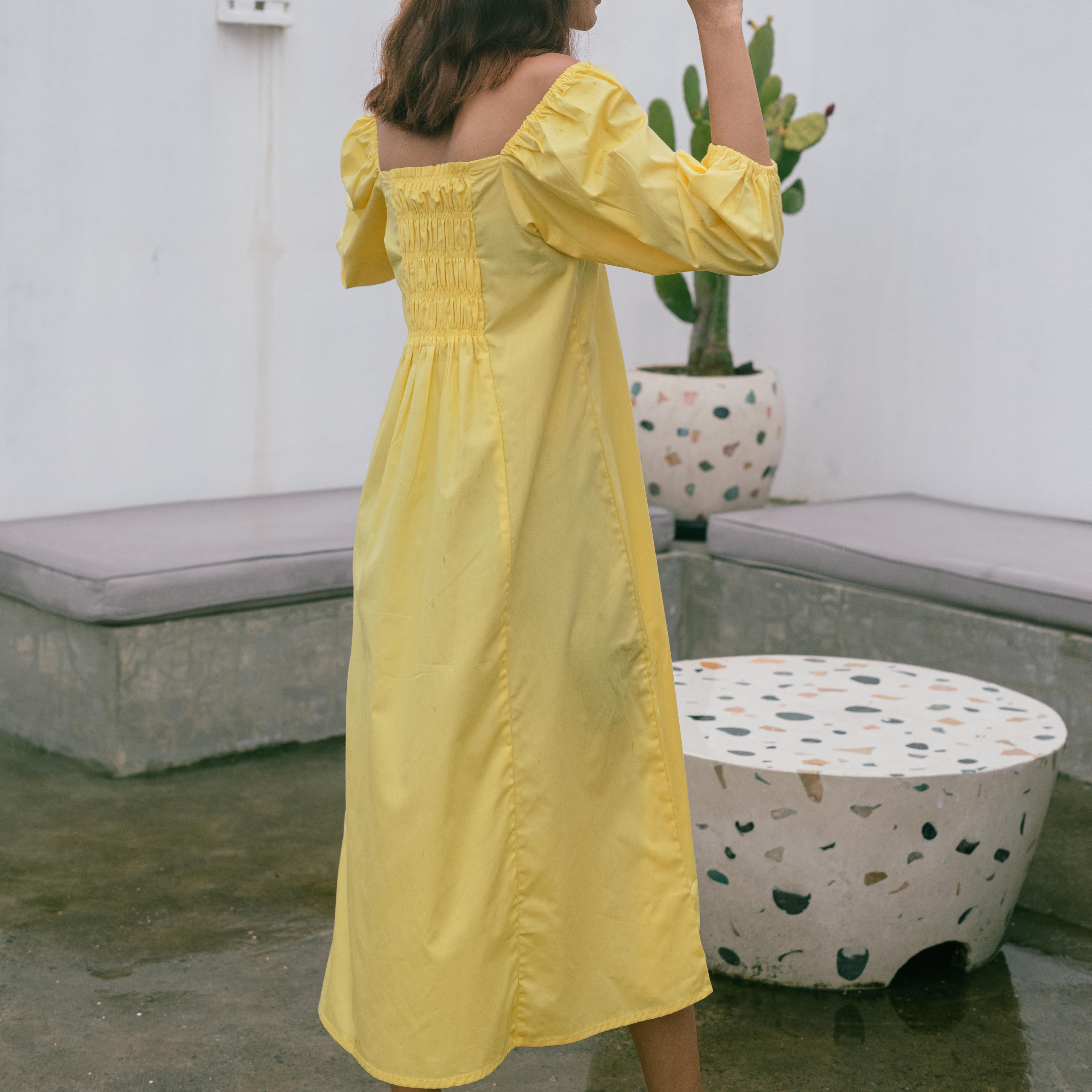 Lolliestory Kinsley Cotton Midi Dress - Lolliestory