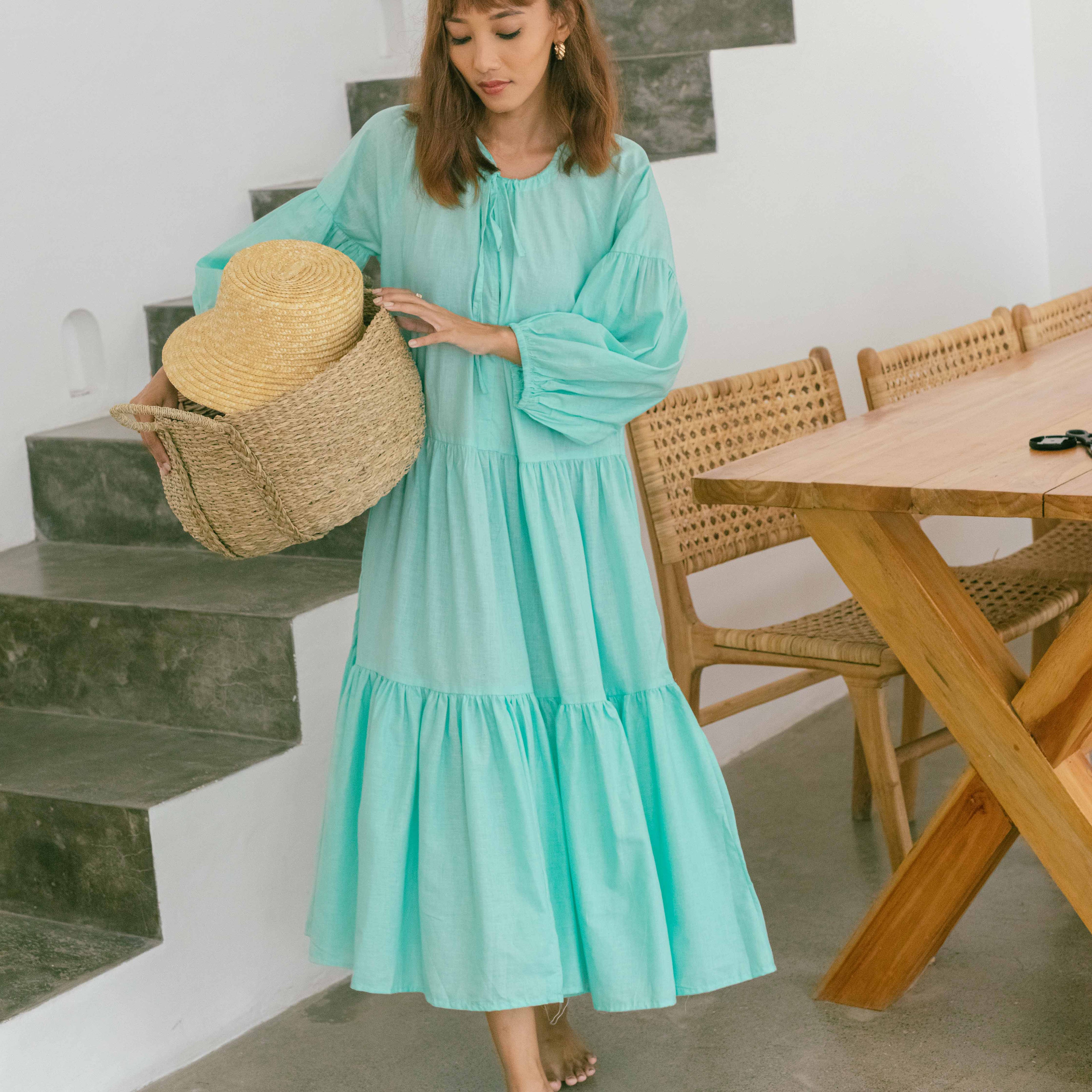 Lolliestory Kyson Long-sleeves Midi Dress - Lolliestory