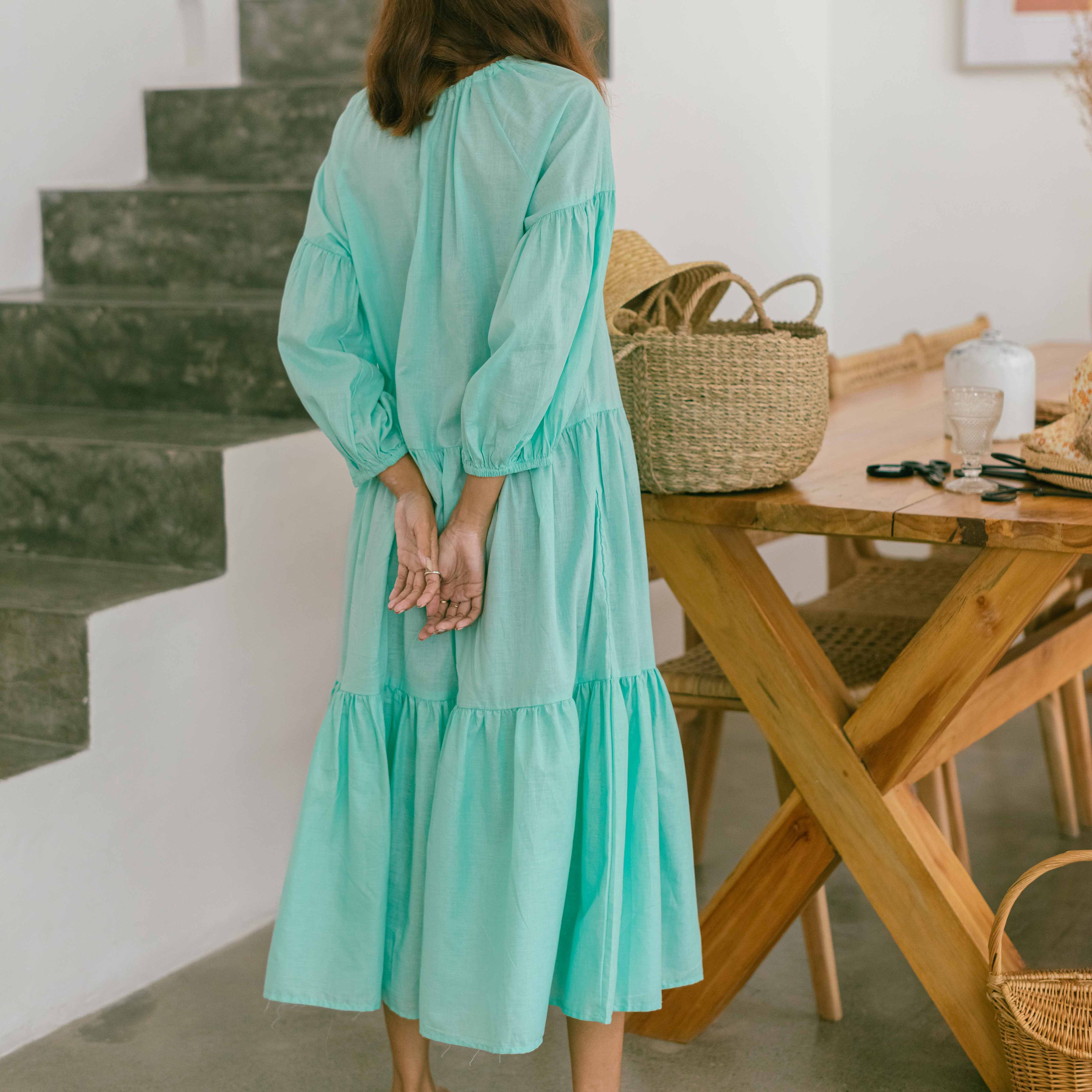 Lolliestory Kyson Long-sleeves Midi Dress - Lolliestory
