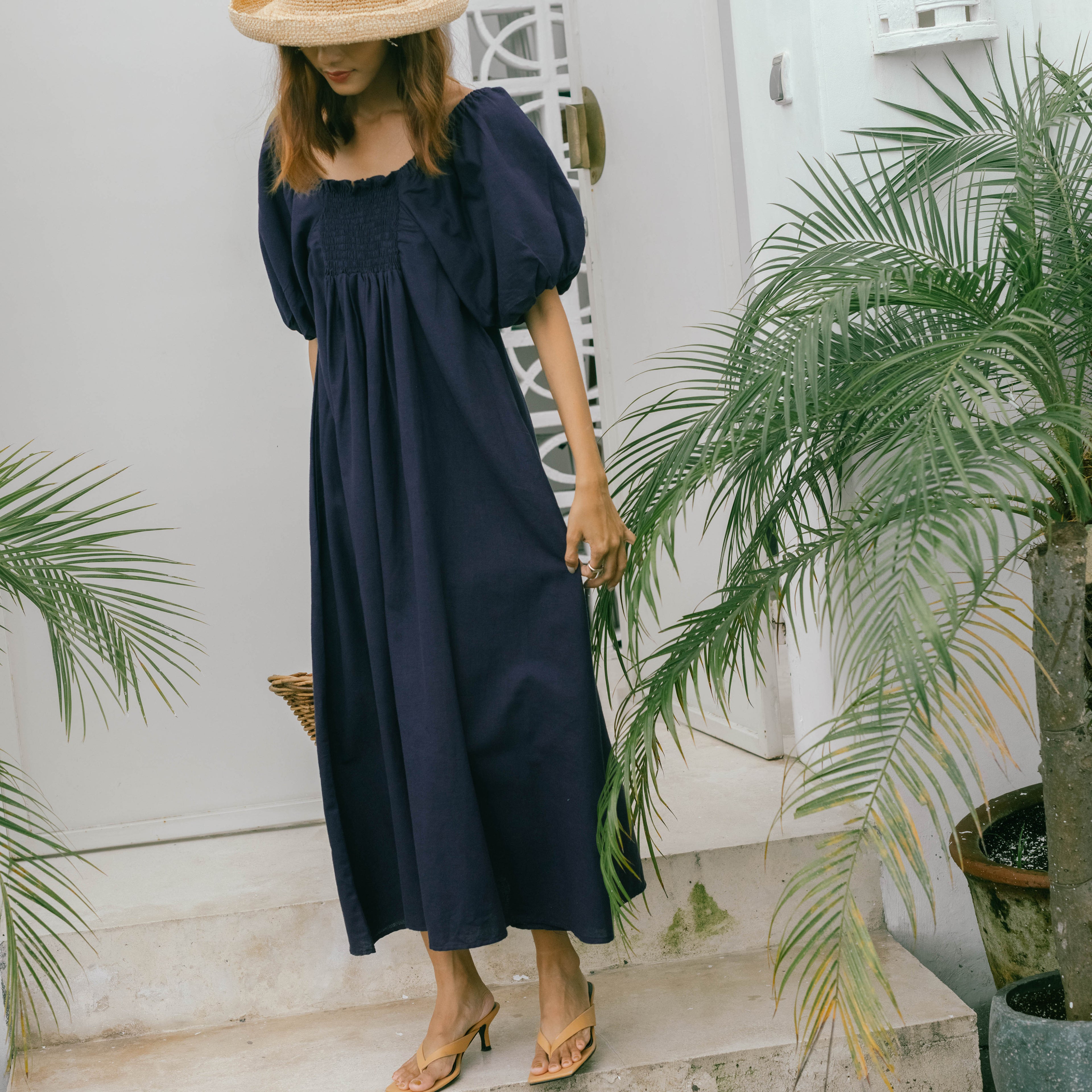 Carissa Cotton Long Dress - Lolliestory