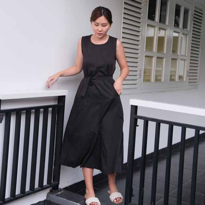 Lolliestory Lamia Simple Cotton Jumpsuit