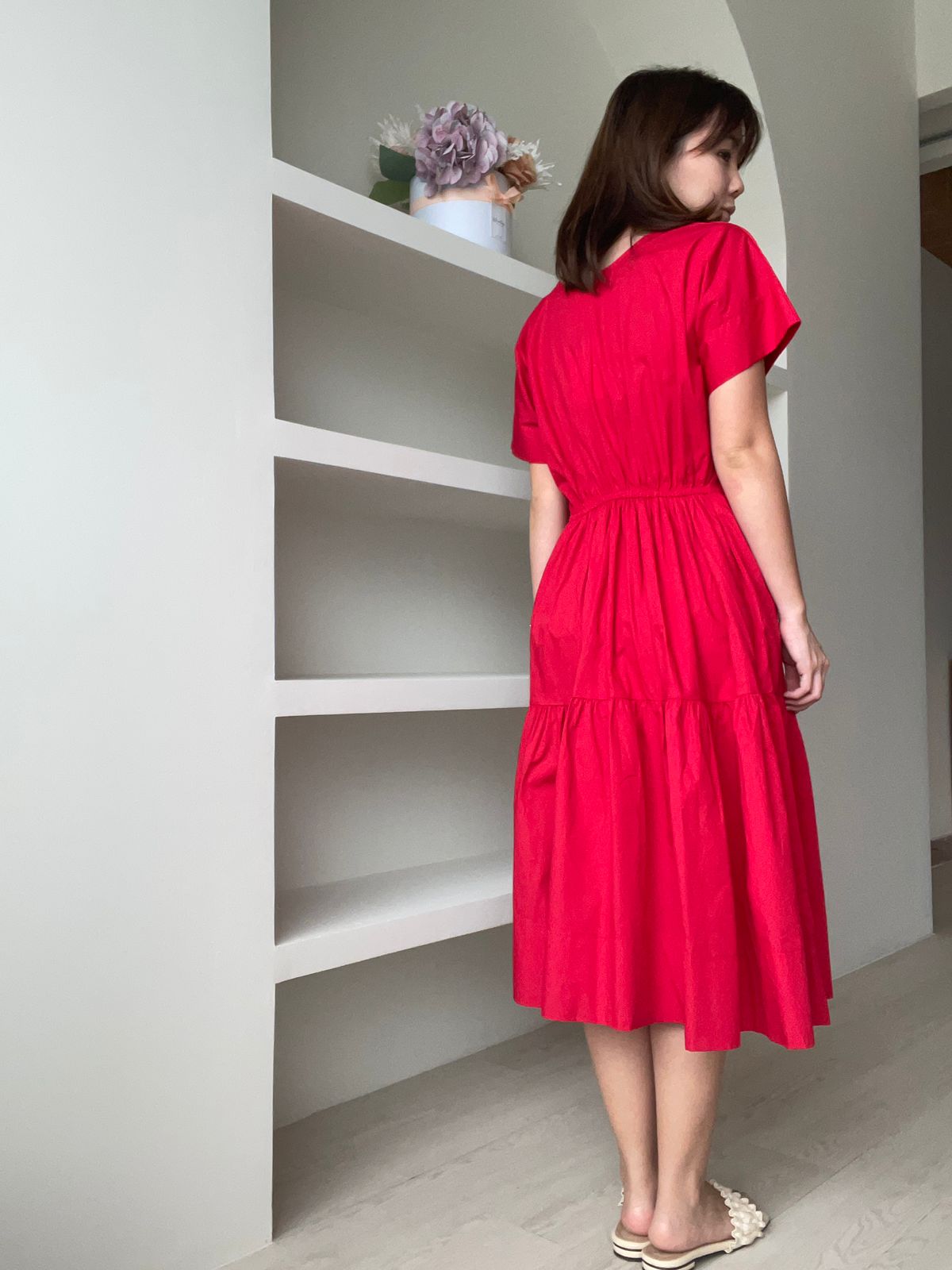 Lolliestory Clam Simple Midi Dress