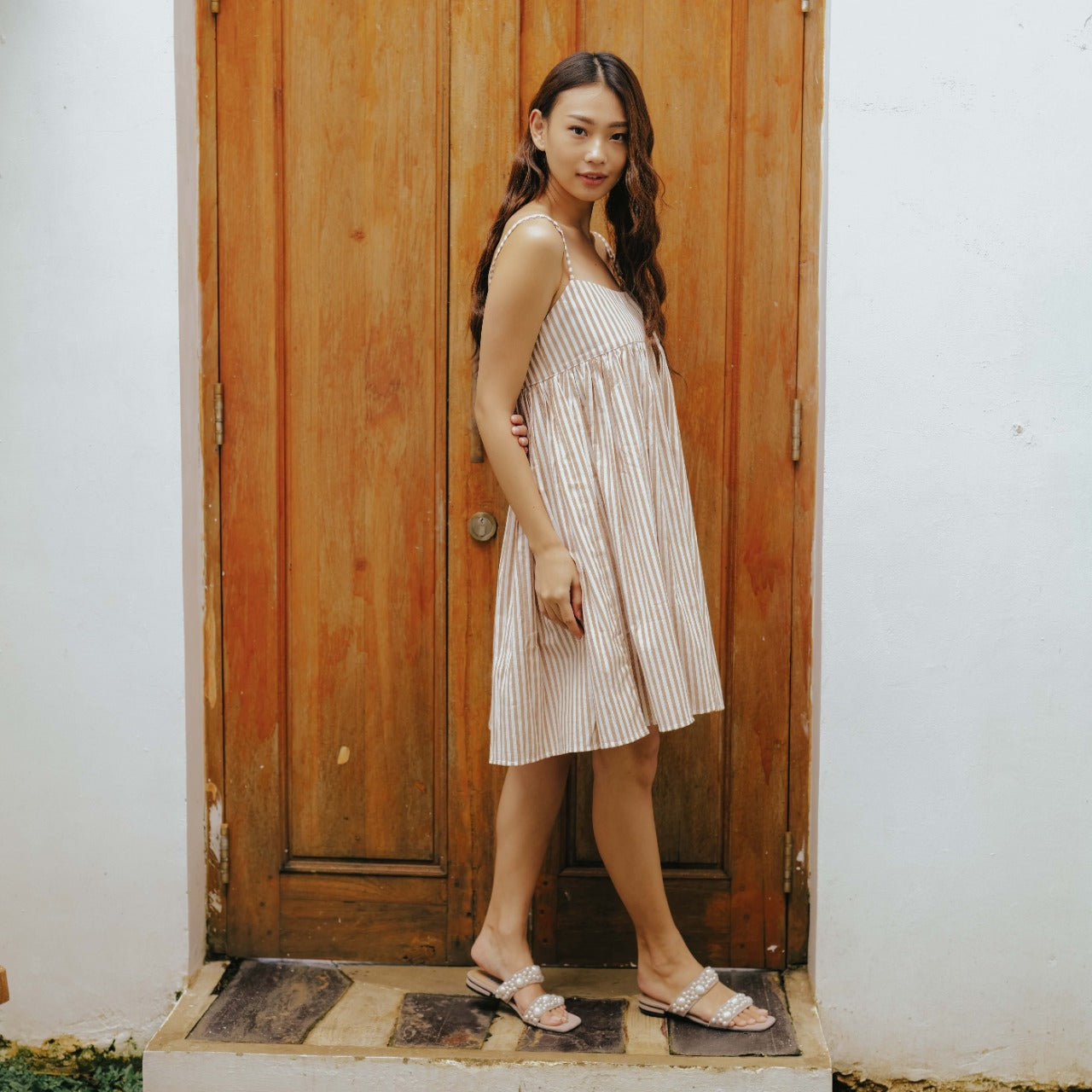 Lolliestory Saphira Stripe Mini Dress