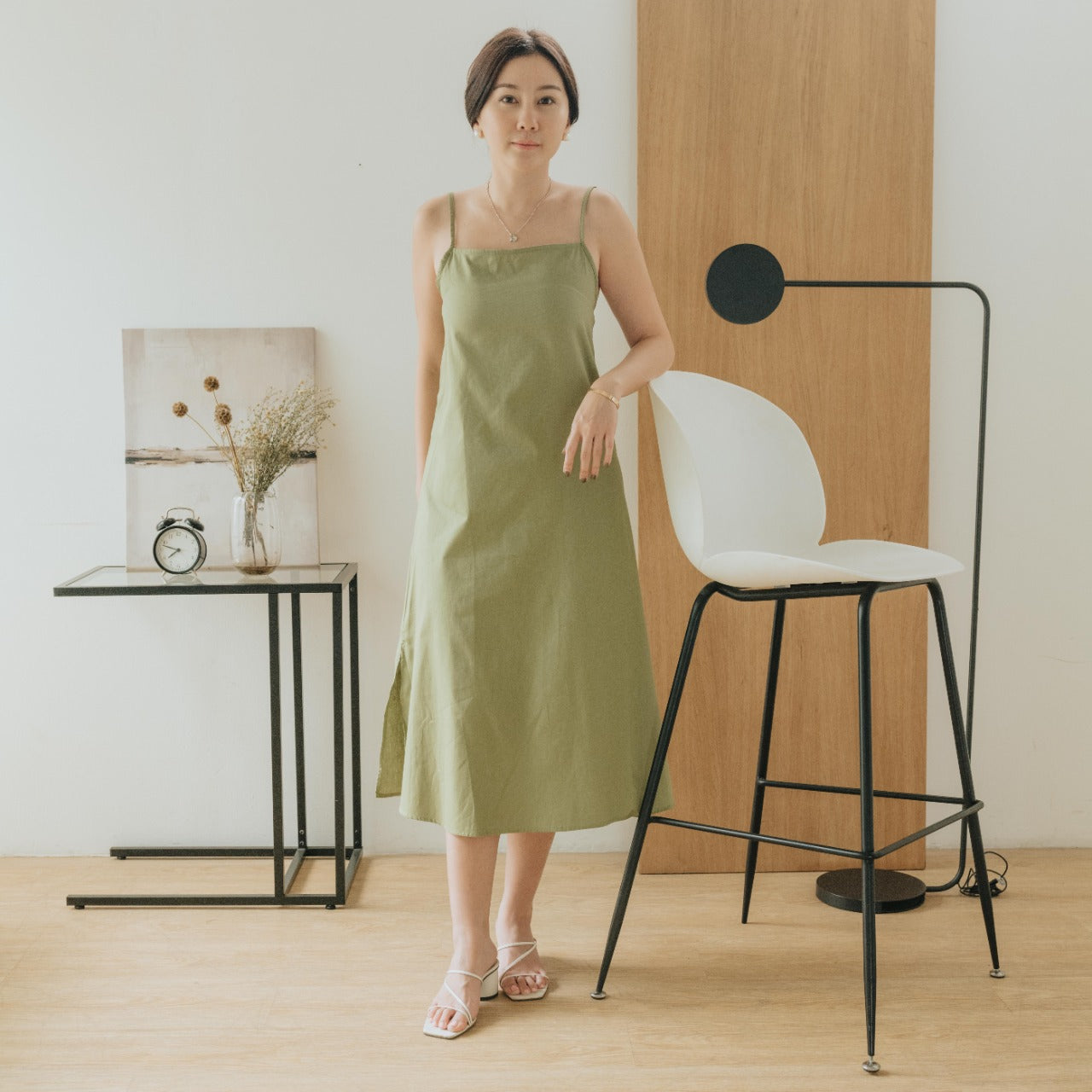 Lolliestory Rhesa Cotton Midi Dress