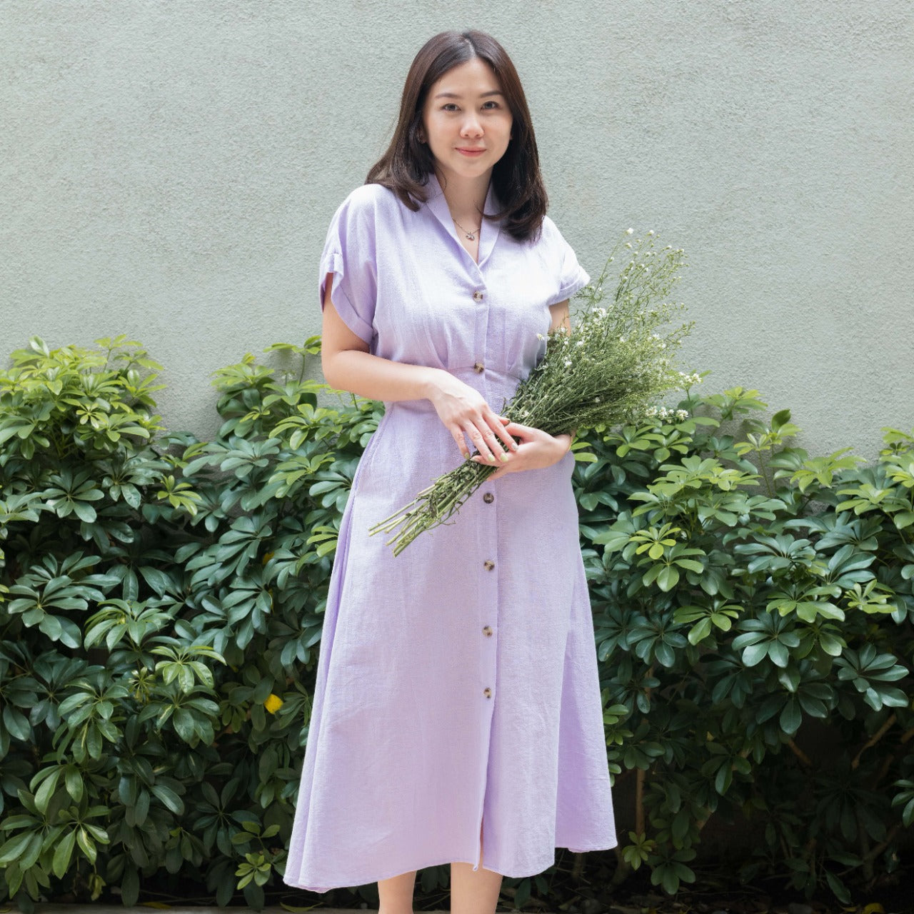 Lolliestory Leah Cotton Midi Dress
