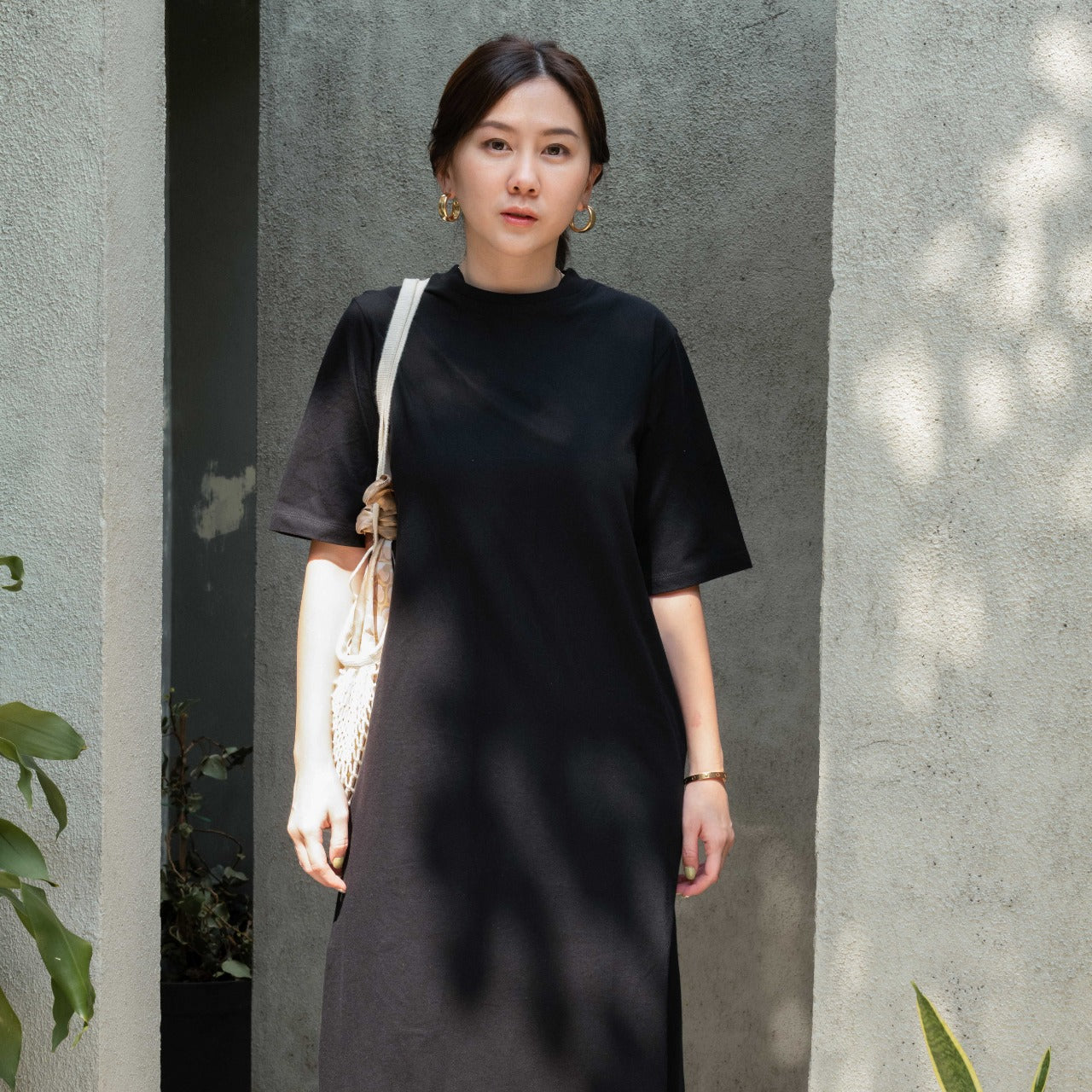 Lolliestory Silas Plain Midi Dress