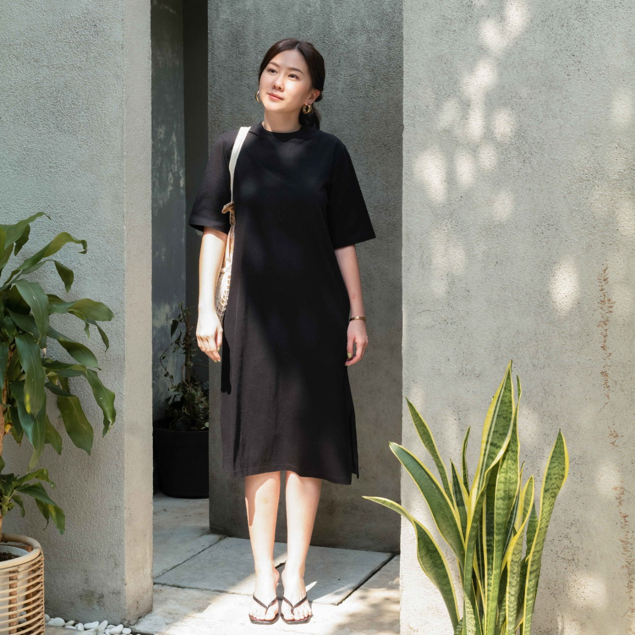 Lolliestory Silas Plain Midi Dress