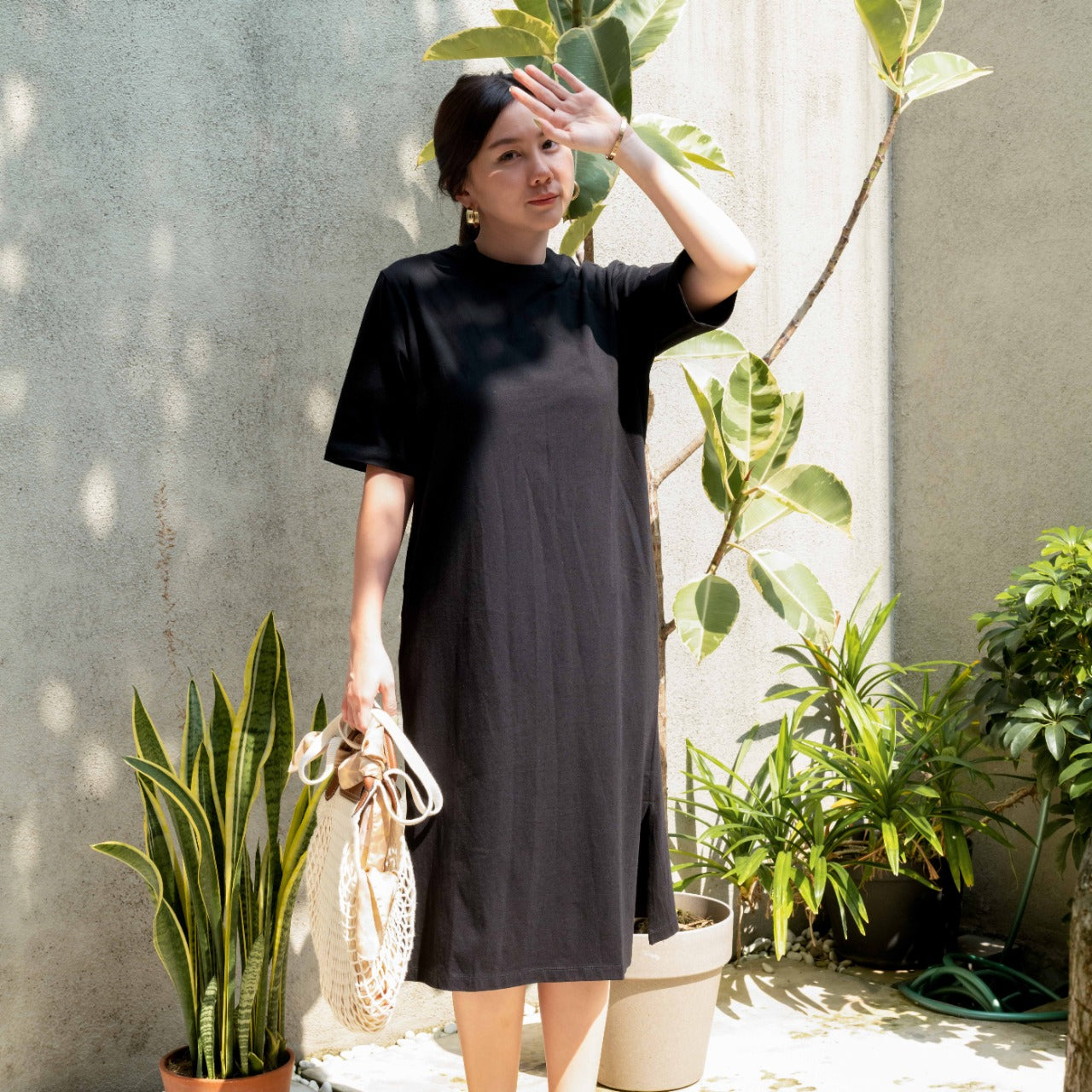 Lolliestory Silas Plain Midi Dress
