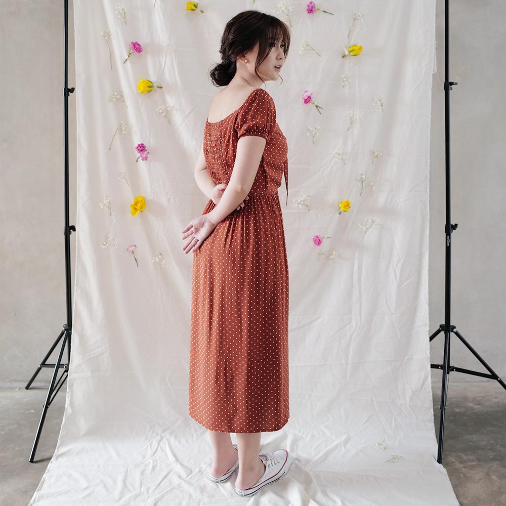 Yunhee Cotton Midi Dress - Lolliestory