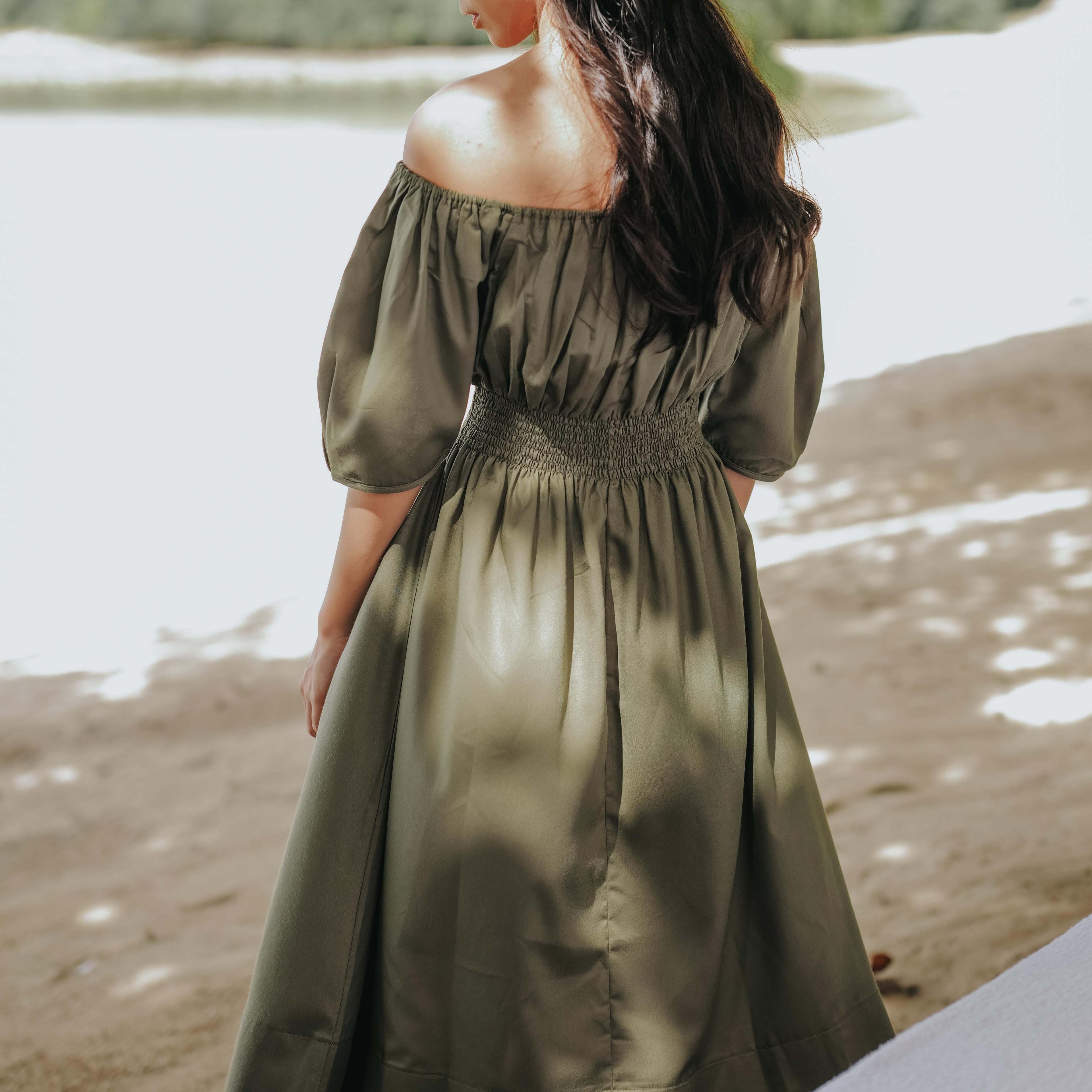 Lolliestory Rivera Sabrina Midi Dress