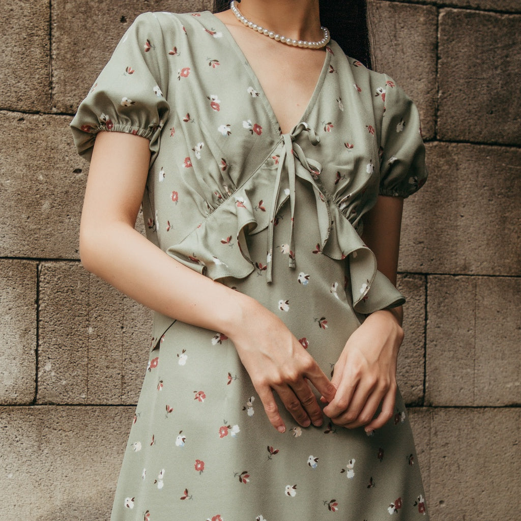 Lolliestory Daphne Pattern Midi Dress