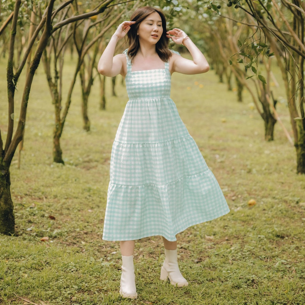 Lolliestory Orchid Flare Midi Dress