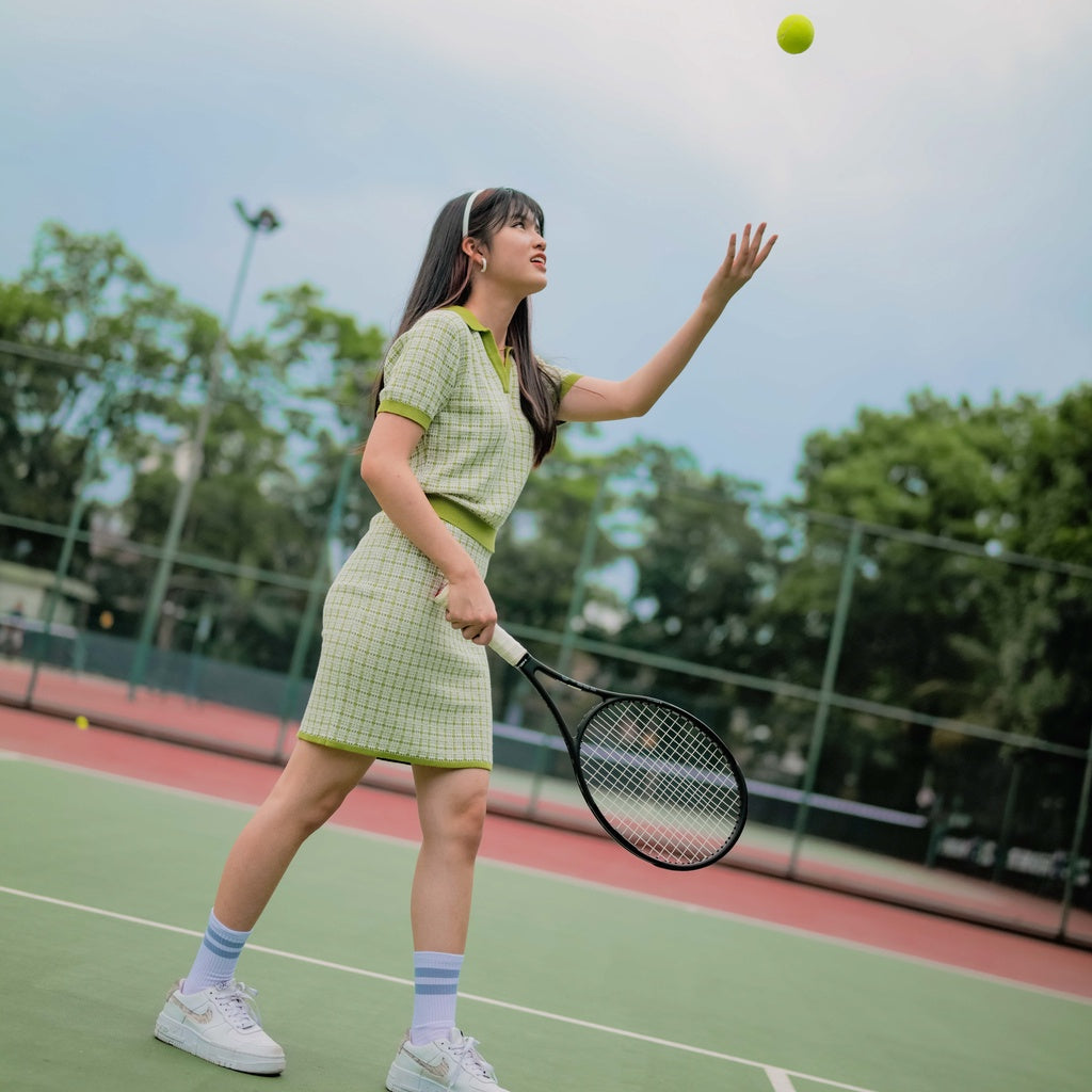 Lolliestory Crunchy Knit Mini Skirt