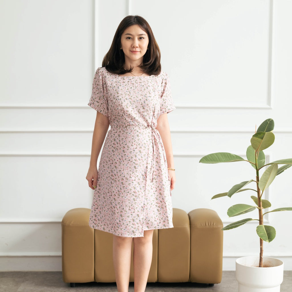 Lolliestory Carmeline Pattern Midi Dress