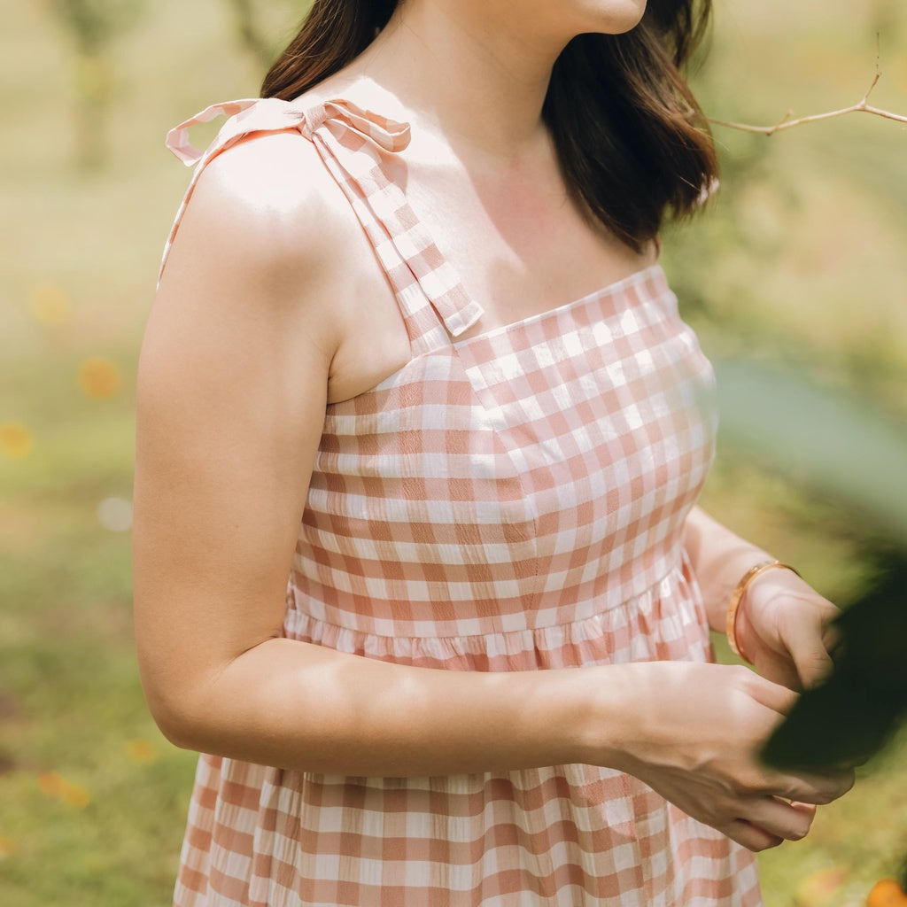 Lolliestory Orchid Flare Midi Dress