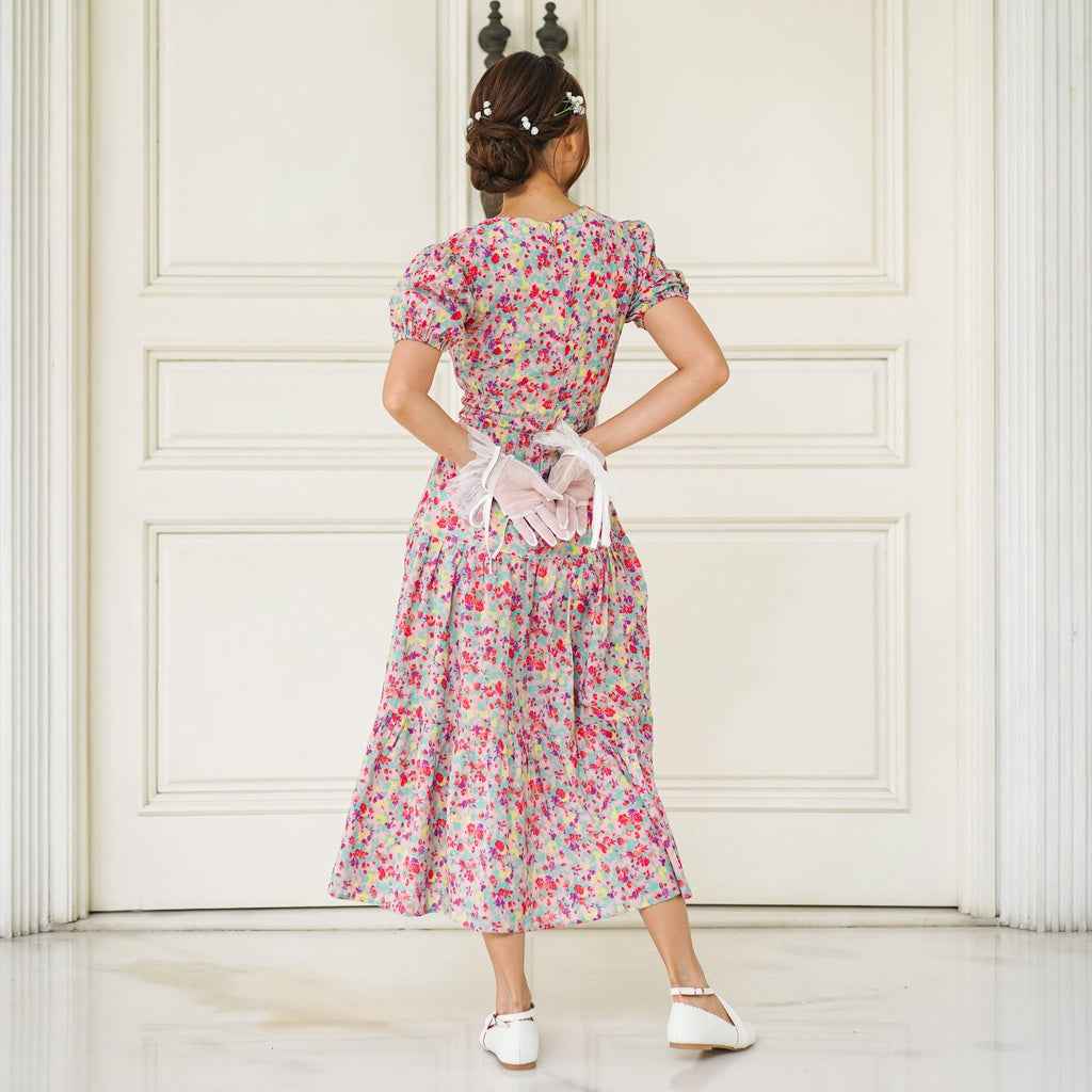 Lolliestory Ellery Flower Midi Dress