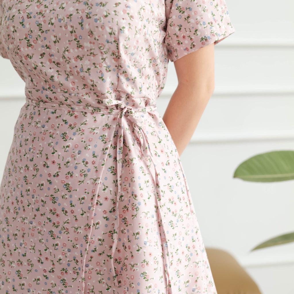 Lolliestory Carmeline Pattern Midi Dress