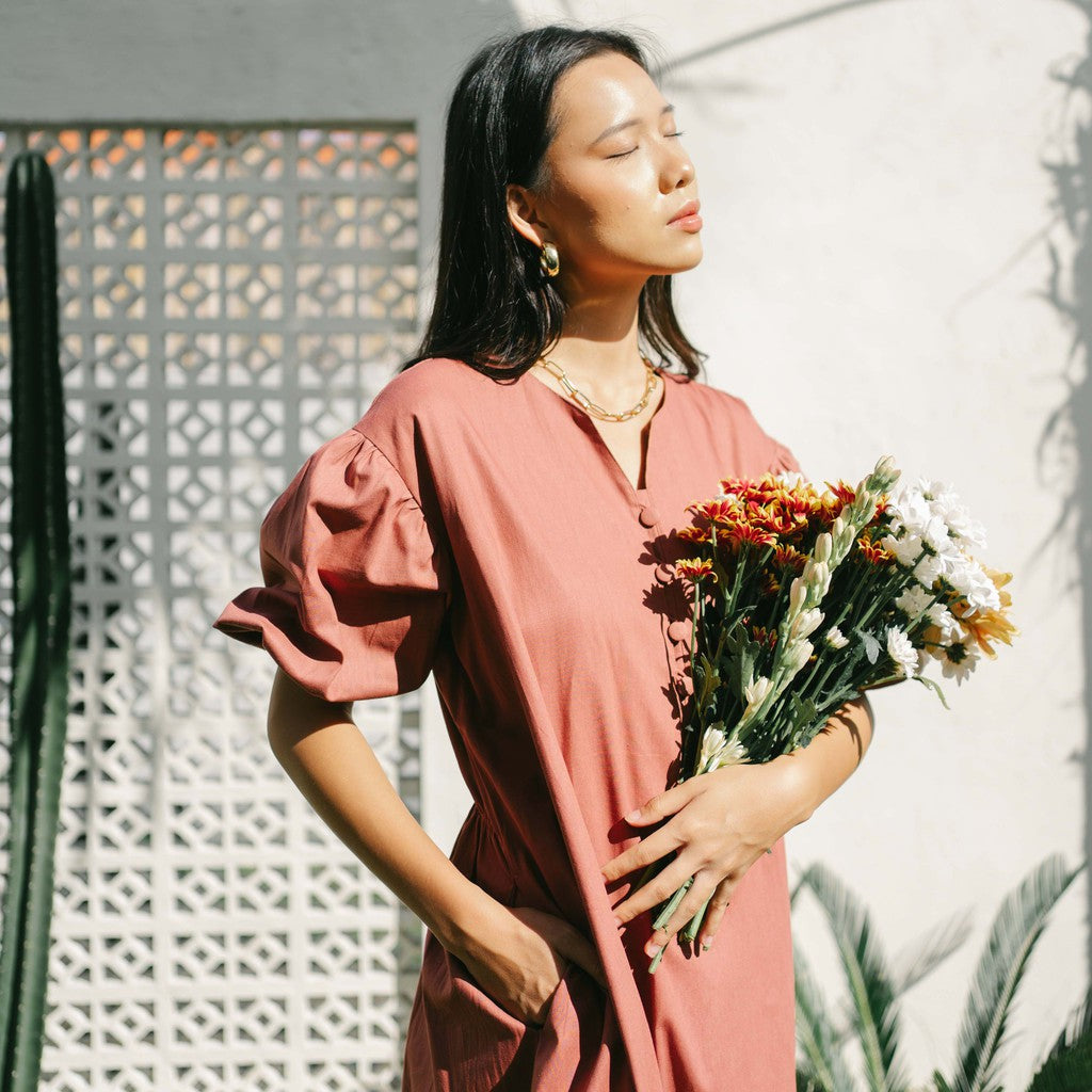 Lolliestory Verity Cotton Midi Dress