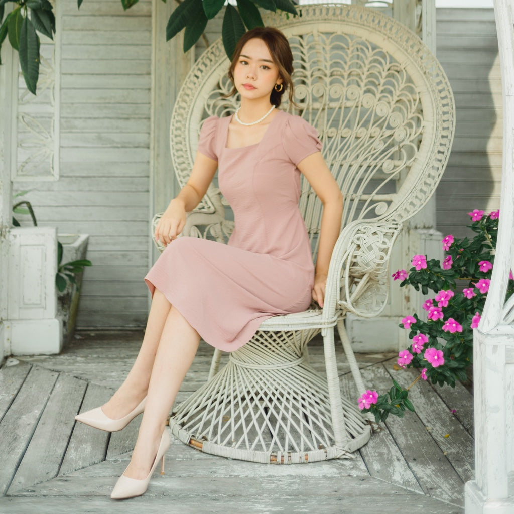 Lollistory Emmeline Backless Midi Dress