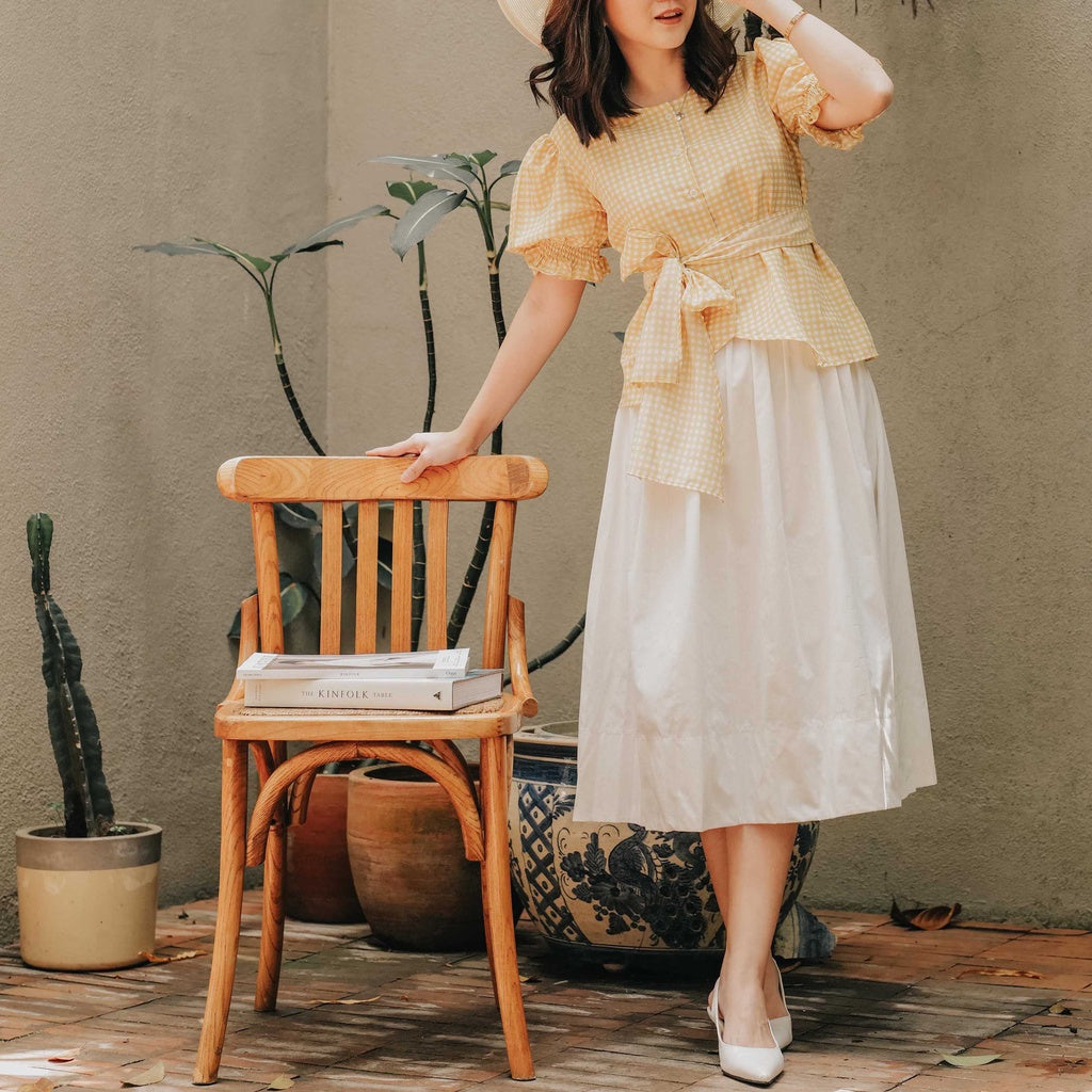 Lolliestory Pari Cotton Midi Skirt
