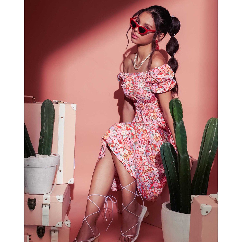 Lolliestory Mia Floral Midi Dress