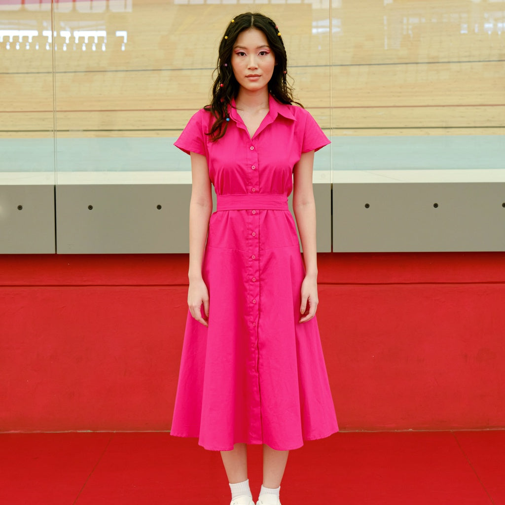Lolliestory Jacy Cotton Midi Dress
