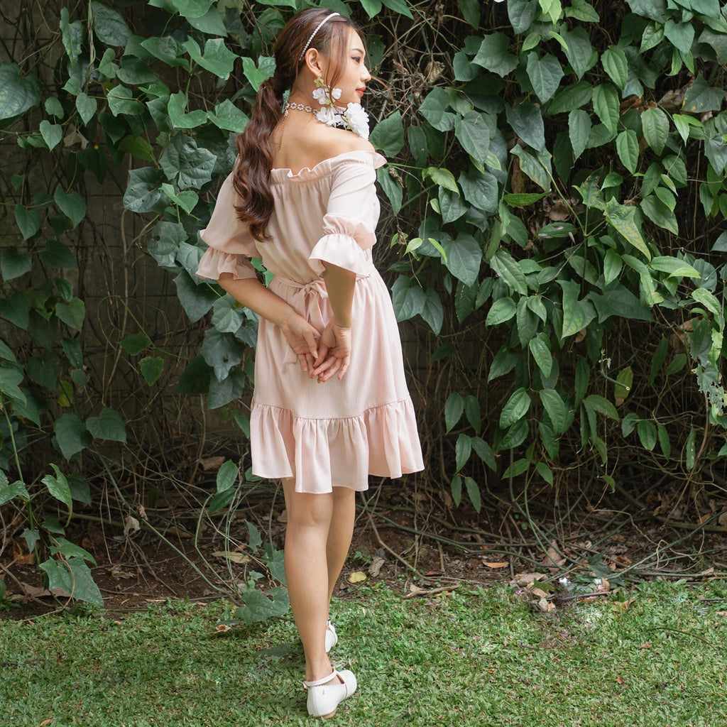 Lolliestory Samara Sabrina Mini Dress