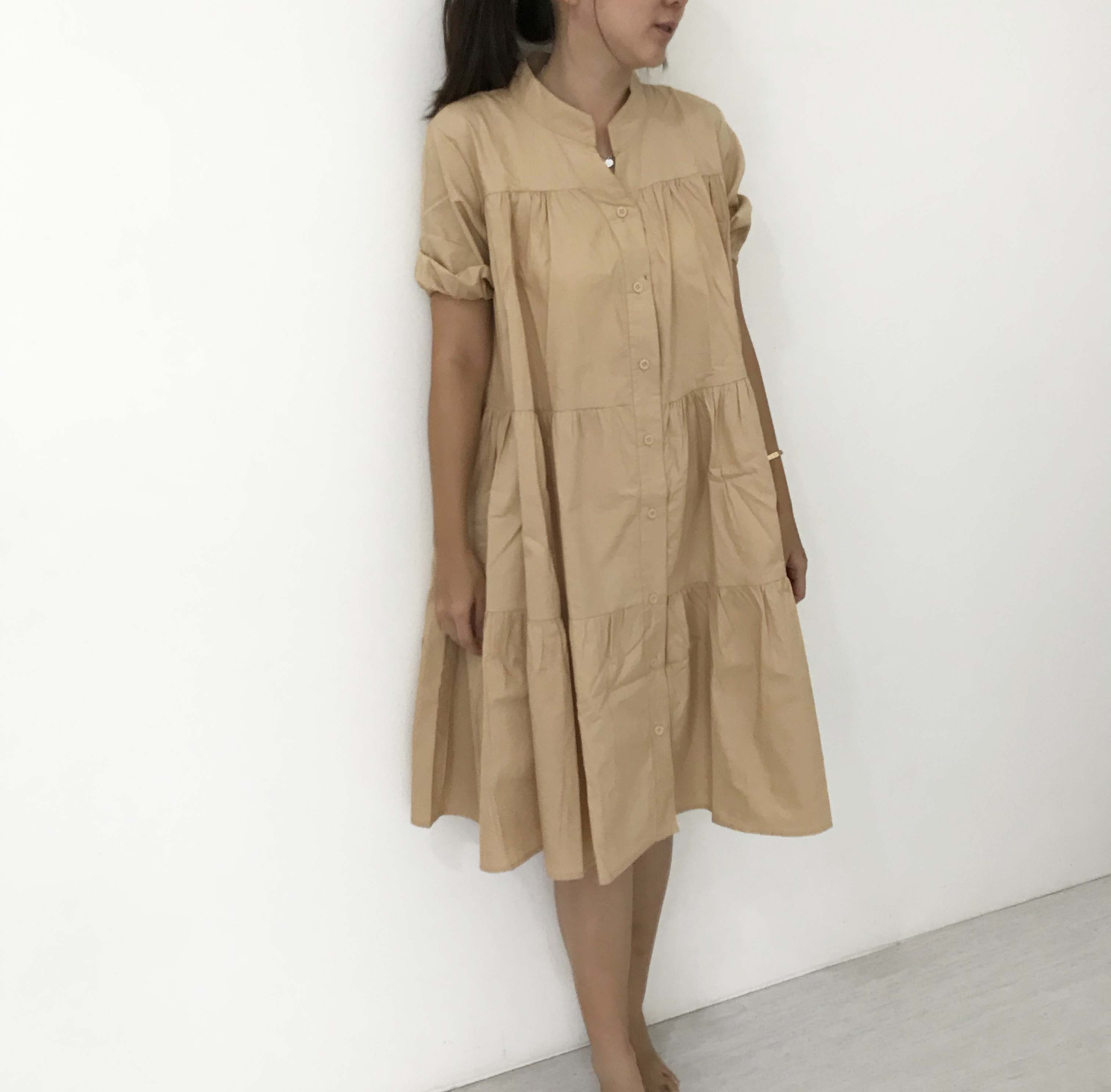 Estelle Cotton Loose Dress - Lolliestory