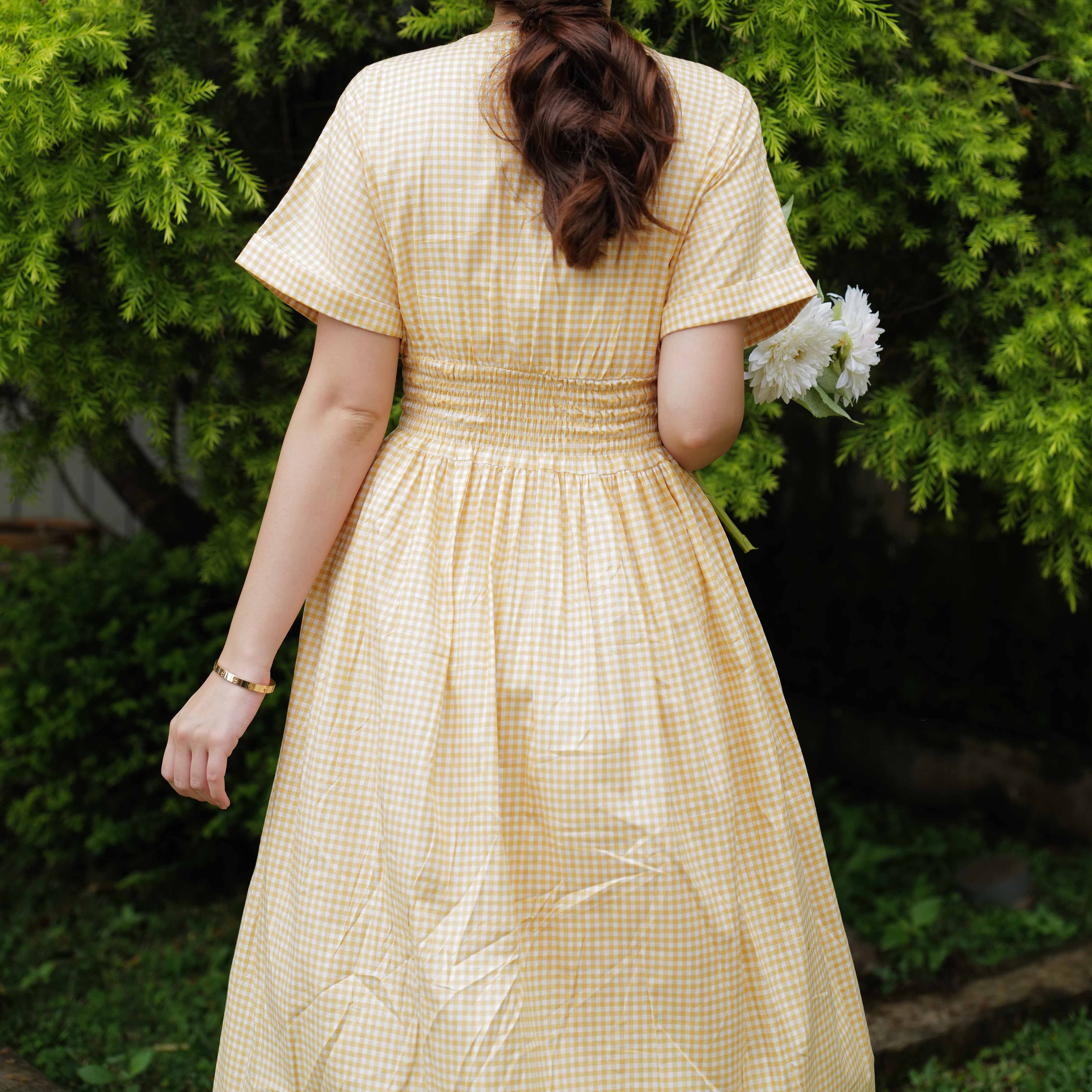 Everly Cotton Midi Dress - Lolliestory