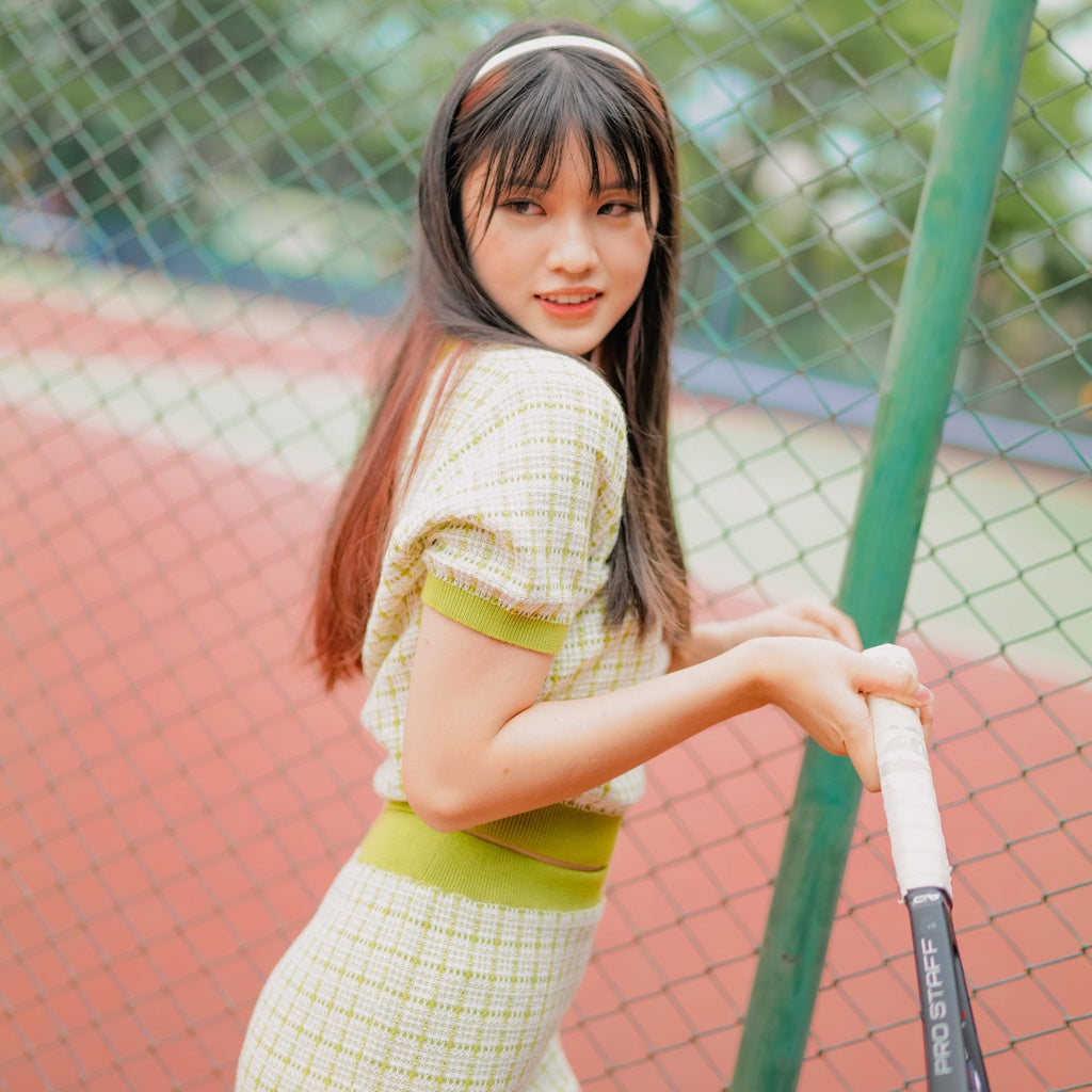 Lolliestory Crunchy Knit Crop Top