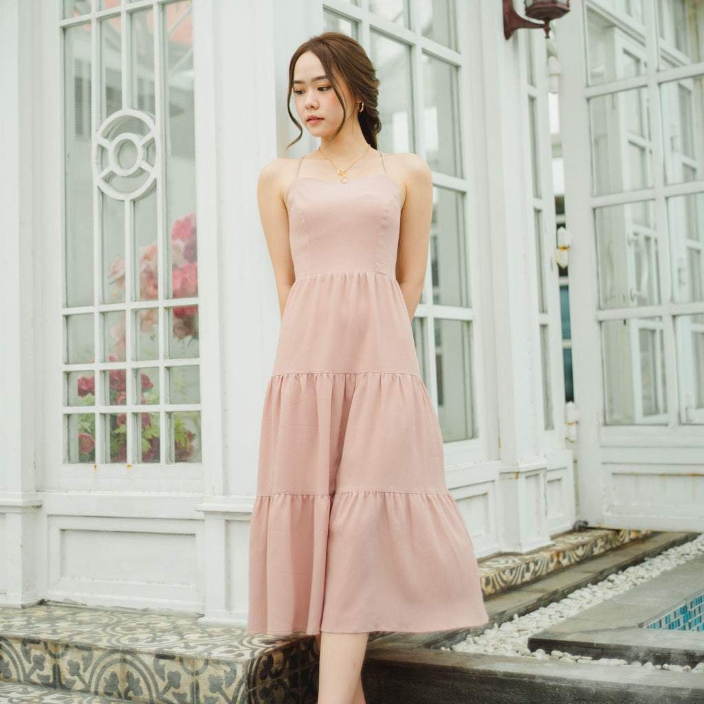 Lolliestory Clara Backless Midi Dress