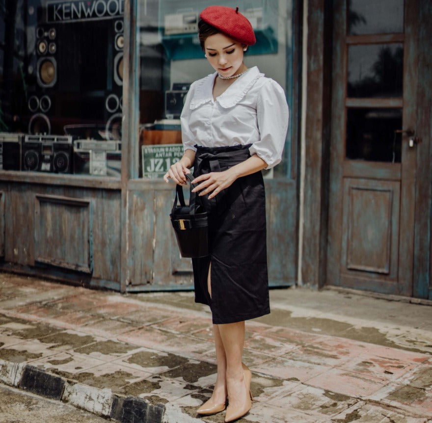 Lolliestory Venetta Cotton Midi Skirt - Lolliestory