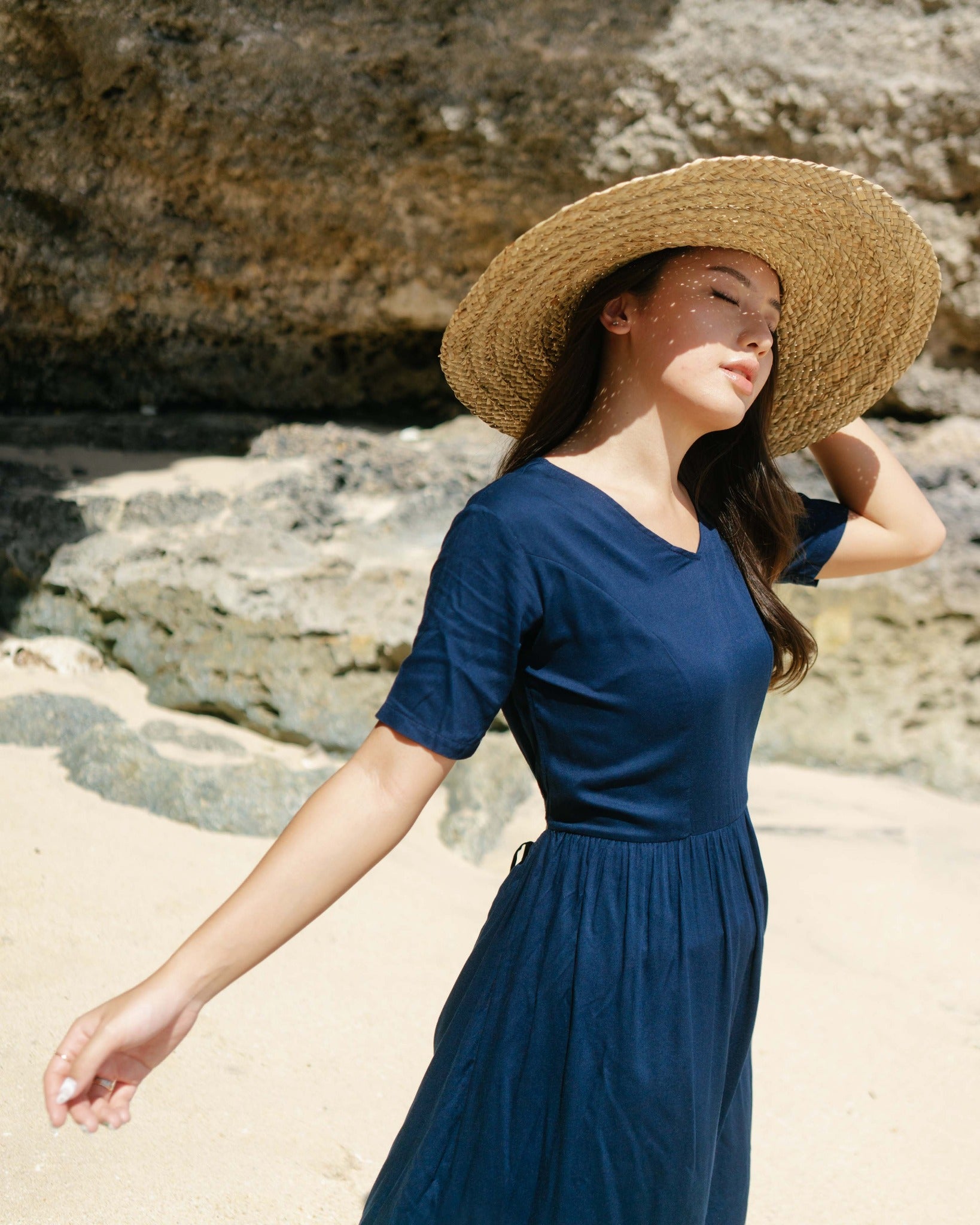 Lolliestory Oaklynn Cotton Midi Dress
